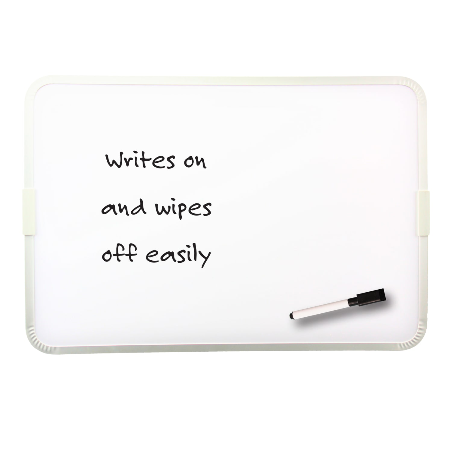 Flipside Products 2-Sided Magnetic Dry-Erase Boards With Pens, 17-1/2in x 12in, White, Silver, Aluminum Frame, Pack Of 3 Boards - Image 4