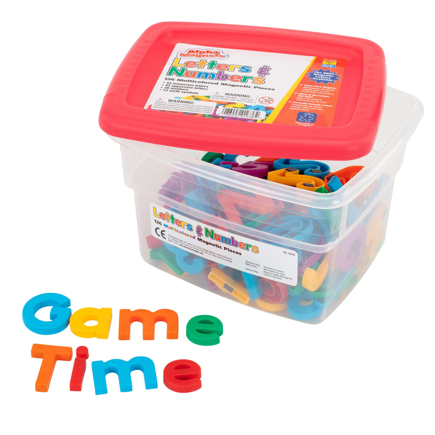 Educational Insights Alphamagnets & Mathmagnets, Multi-Colored, 126 Pieces - Image 6