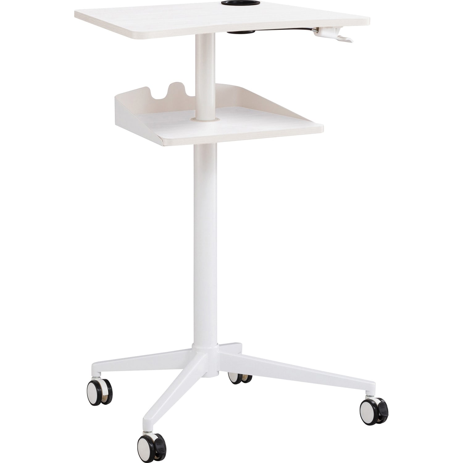 Safco Vum Mobile Workstation, 48-1/4inH x 30-3/4inW x 22-7/8inD, White - Image 3
