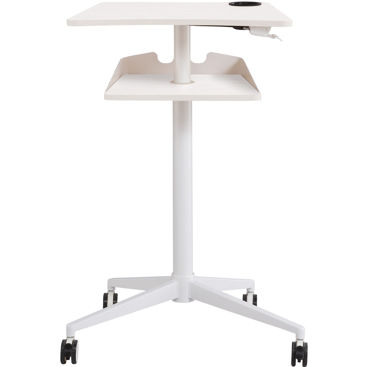 Safco Vum Mobile Workstation, 48-1/4inH x 30-3/4inW x 22-7/8inD, White - Image 4