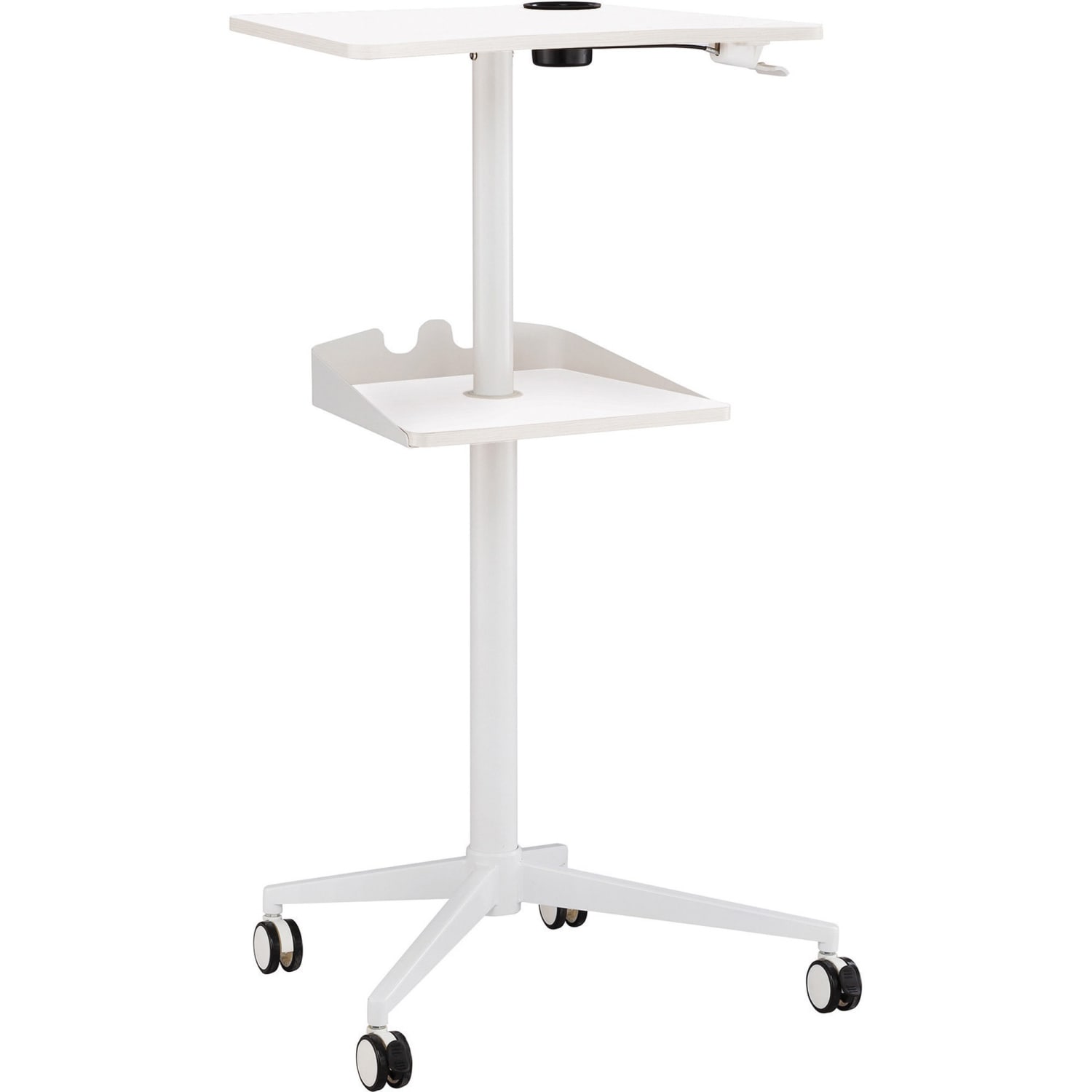 Safco Vum Mobile Workstation, 48-1/4inH x 30-3/4inW x 22-7/8inD, White - Image 5