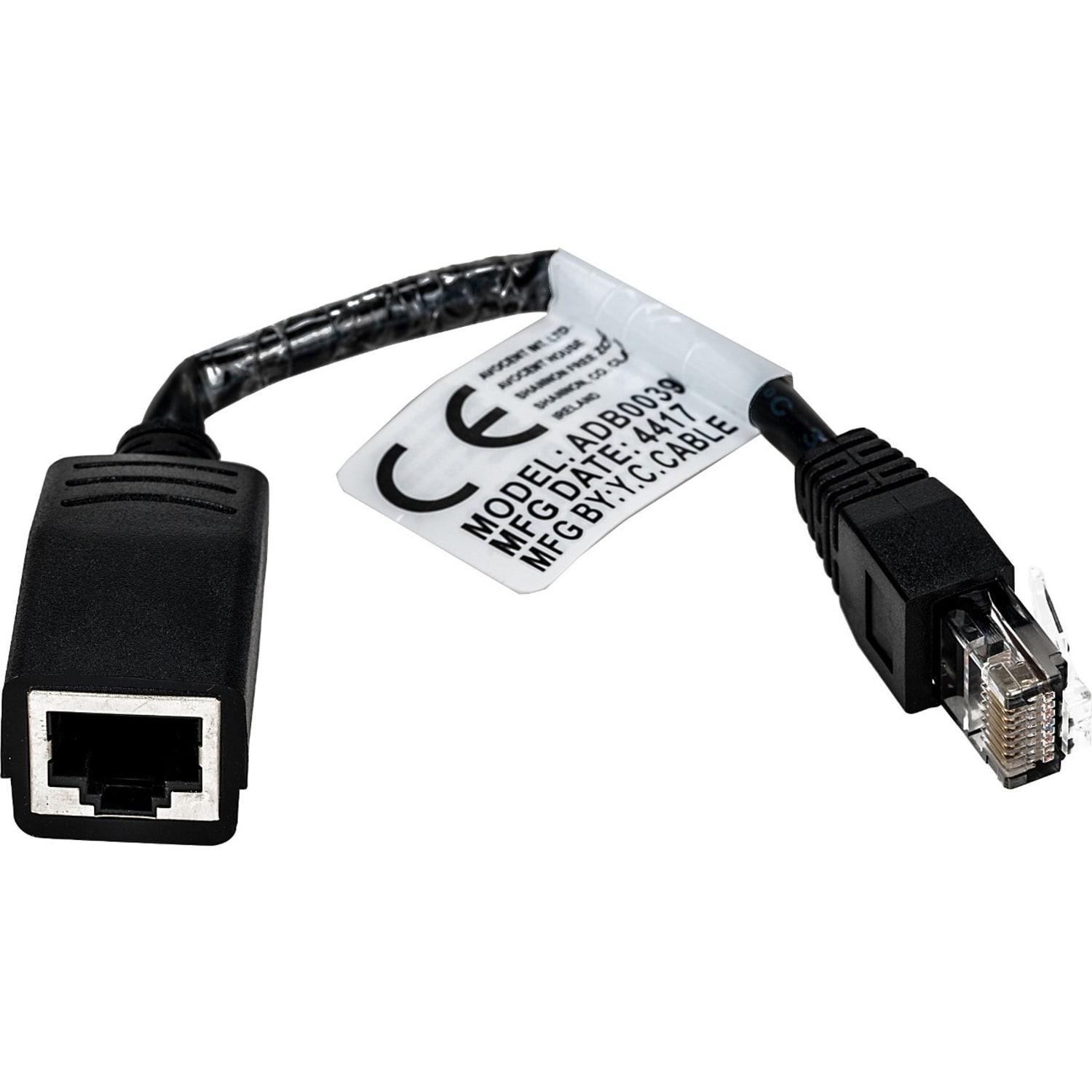 Vertiv Avocent Cyclade Crossover Cable | Serial Adapter | RJ45 (M) to RJ45 (F) - Crossover Cable | Serial Adapter | Compatible with RJ45 wiring Installation | RJ45 (M) to RJ45 (F) - Image 4