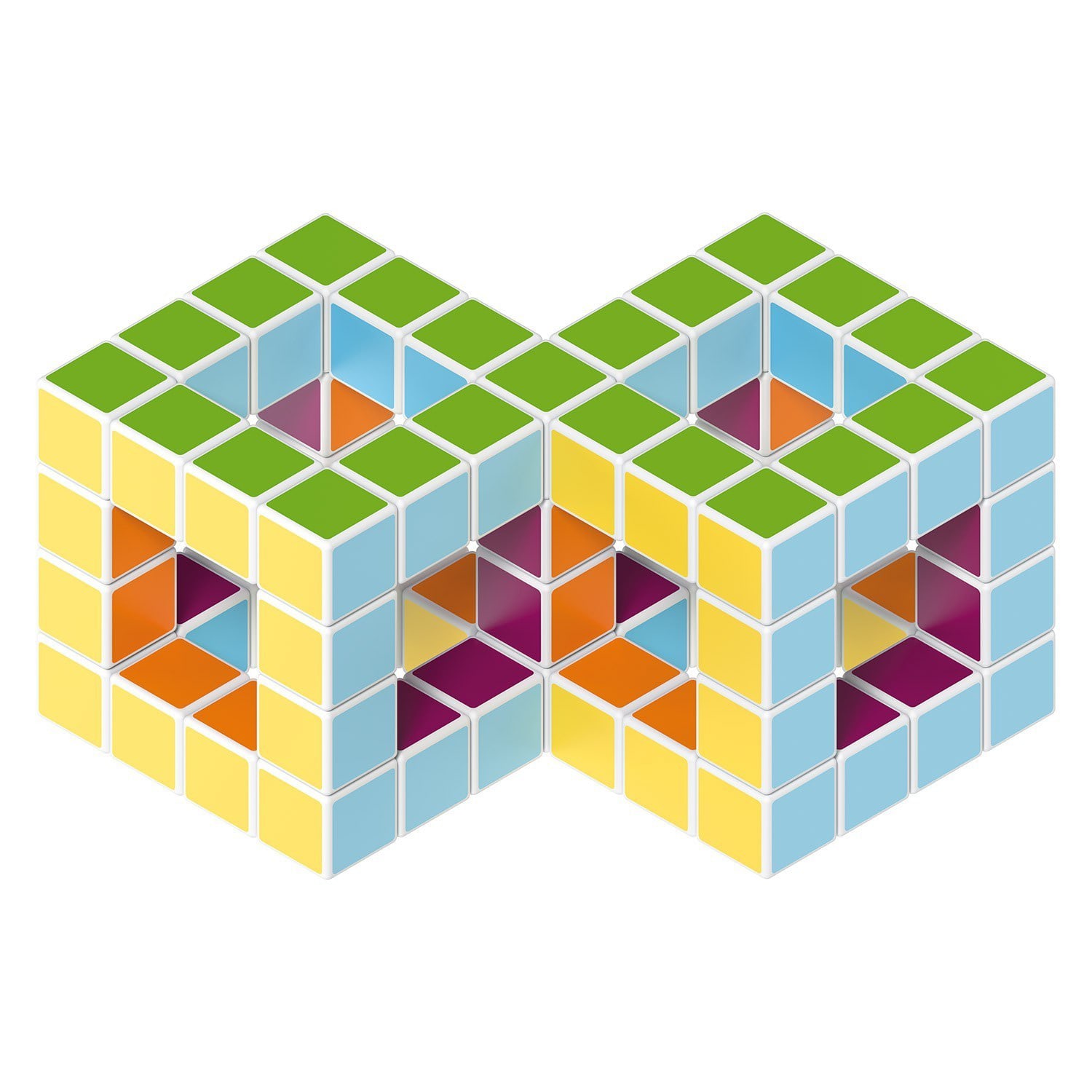 Geomag Magicube Free Building Set, Multicolor, Set Of 64 Pieces - Image 4