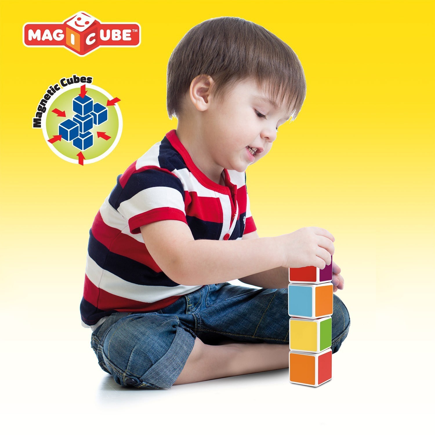 Geomag Magicube Free Building Set, Multicolor, Set Of 64 Pieces - Image 6