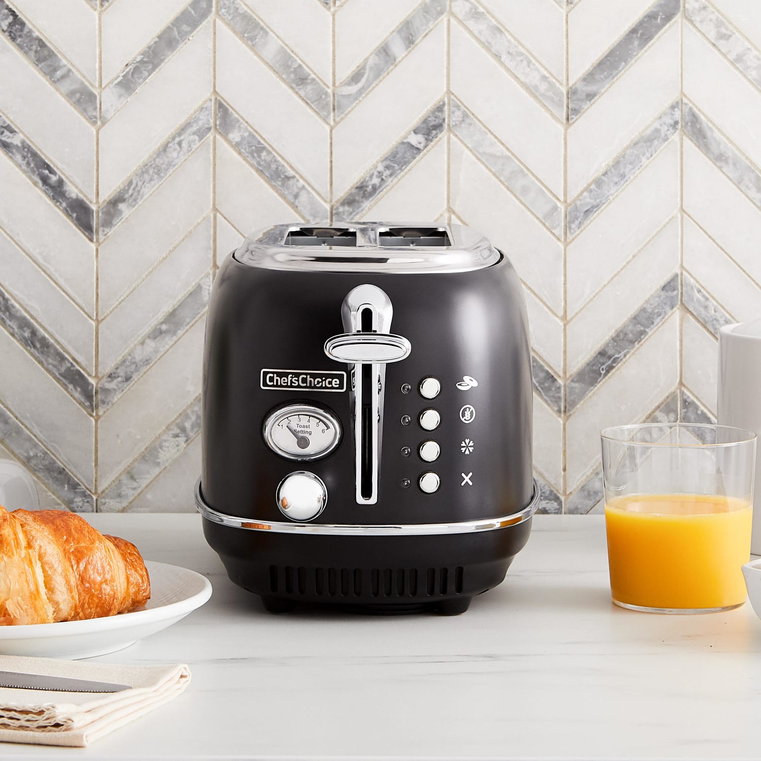 Edgecraft Chefs Choice 2-Slice Toaster, Black - Image 3