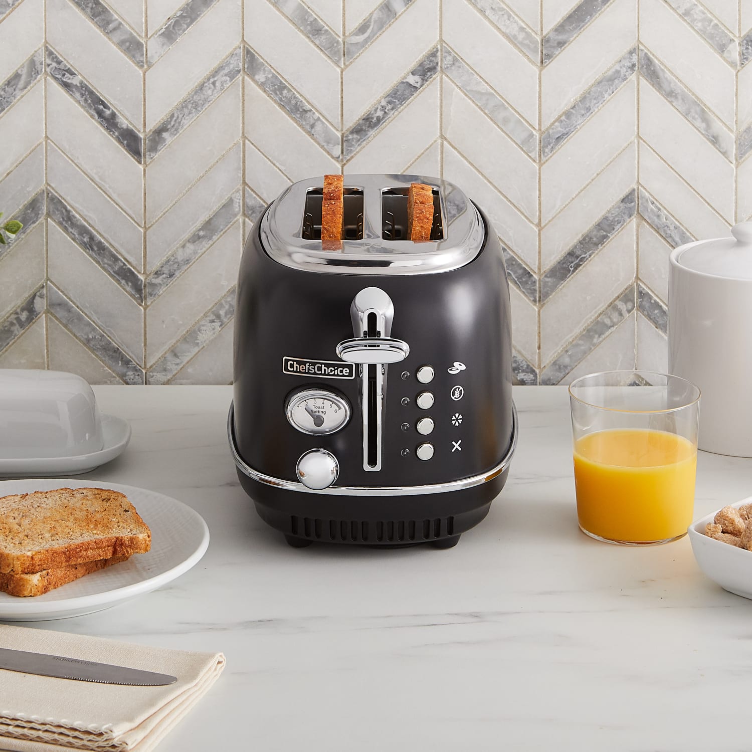 Edgecraft Chefs Choice 2-Slice Toaster, Black - Image 4