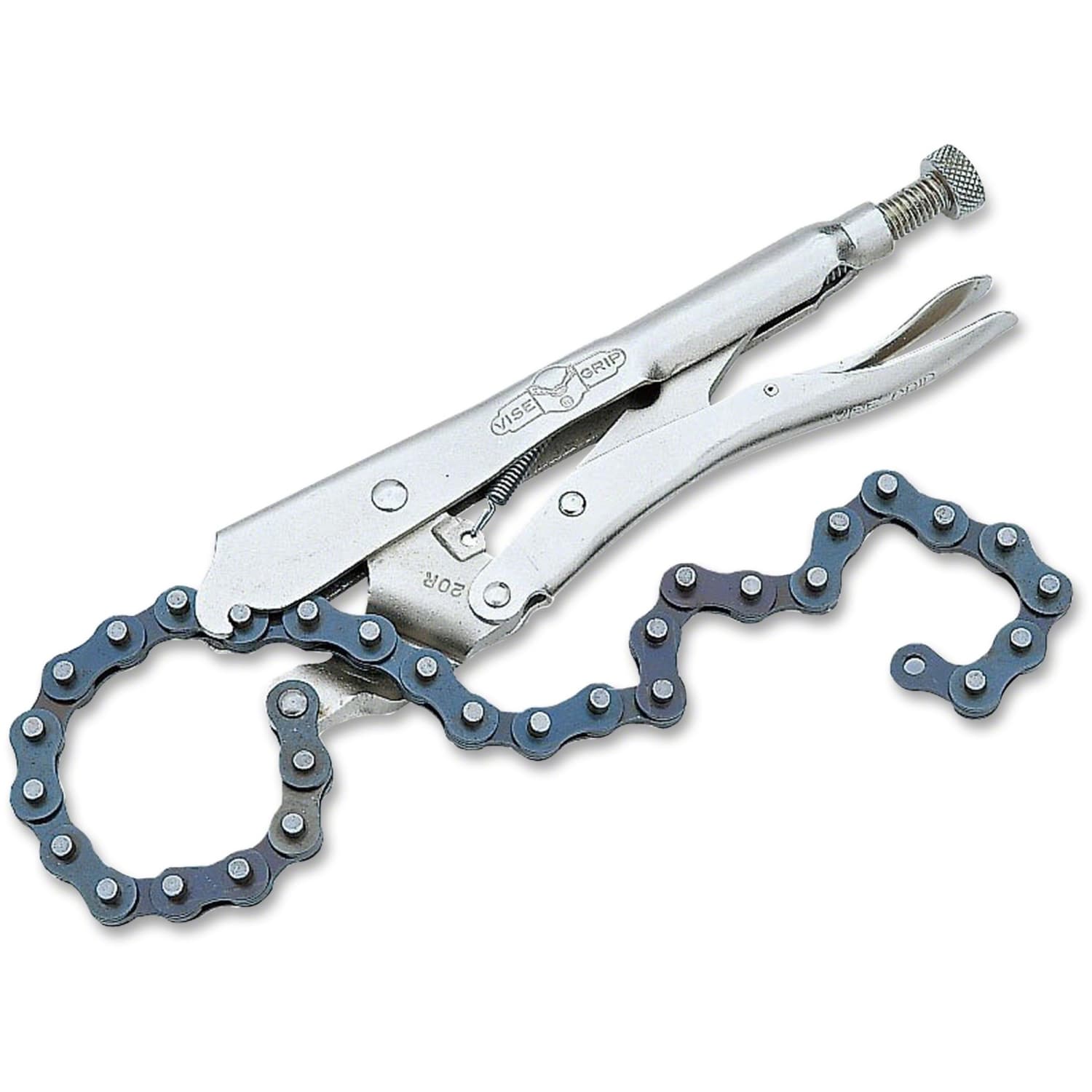 Locking Chain Clamp, 9 in L, 18 in Jaw Opening