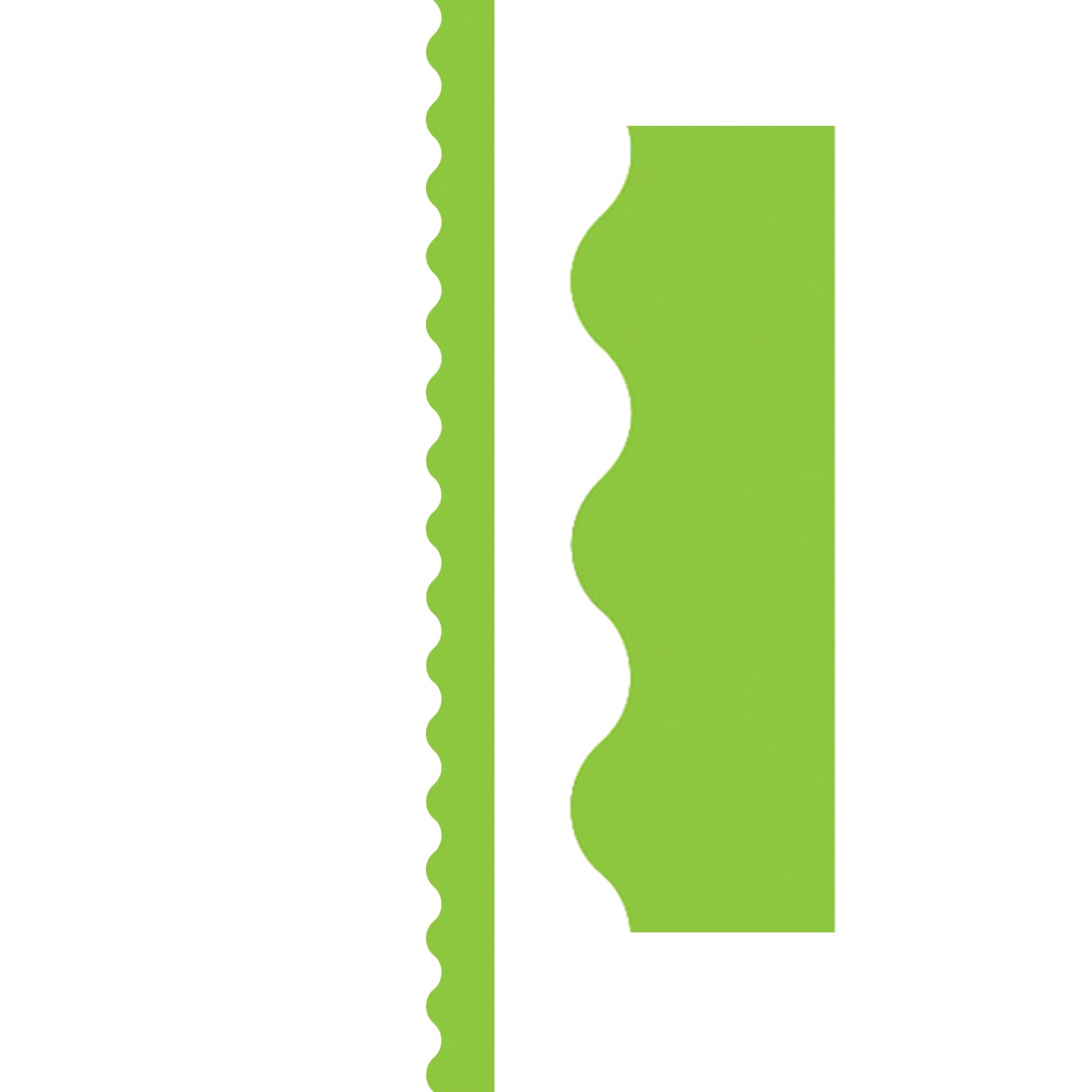 Teacher Created Resources Scalloped Border Trim Packs, 35', Lime, Set Of 6 Packs - Image 4