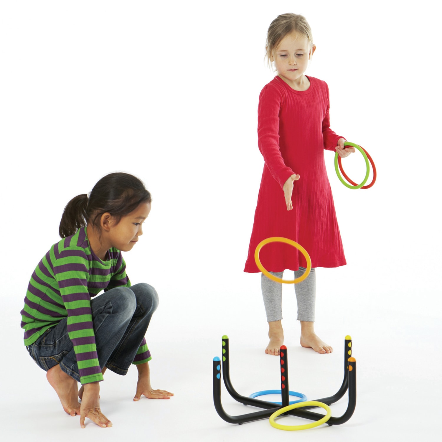 GONGE 7-Piece Ring Toss Game, Multicolor - Image 4