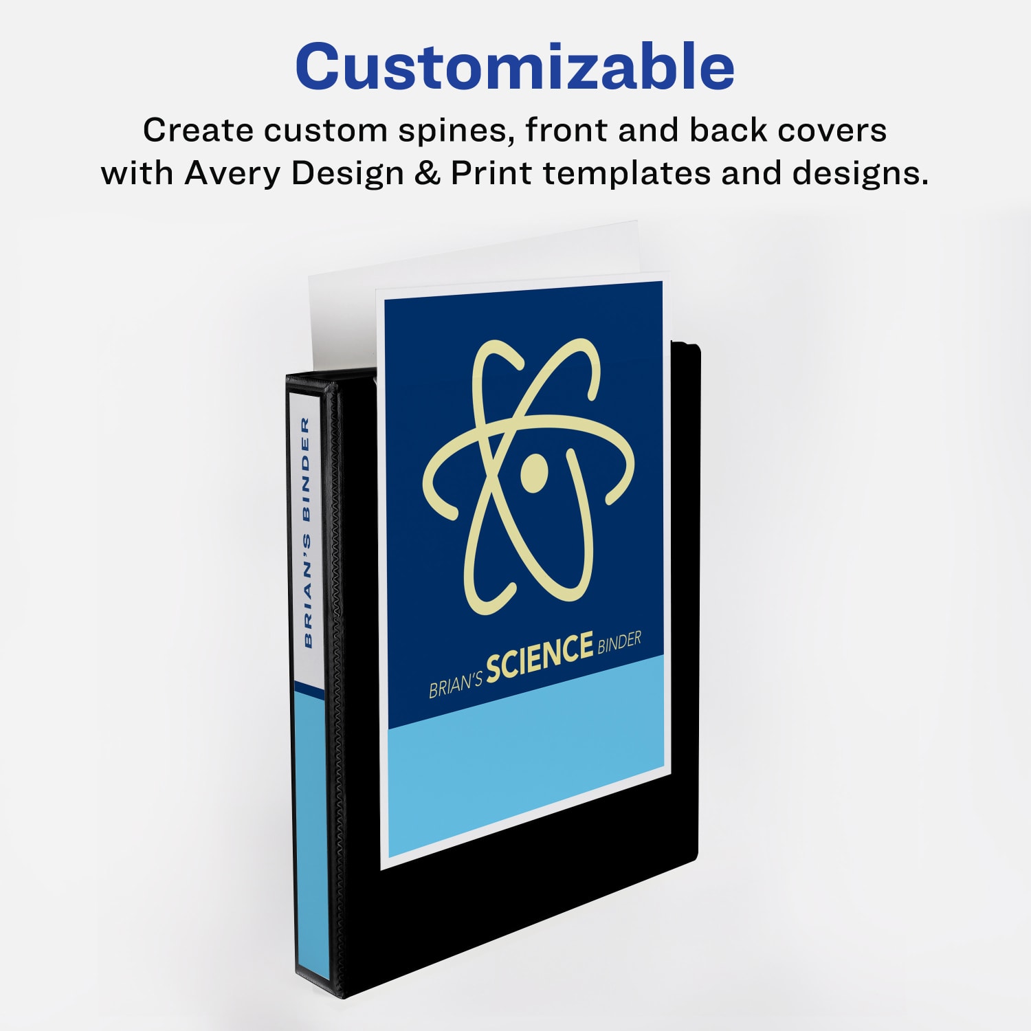 Avery Extra-Wide Heavy-Duty View 3-Ring Binder With Locking One-Touch EZD Rings, 1in D-Rings, White - Image 4