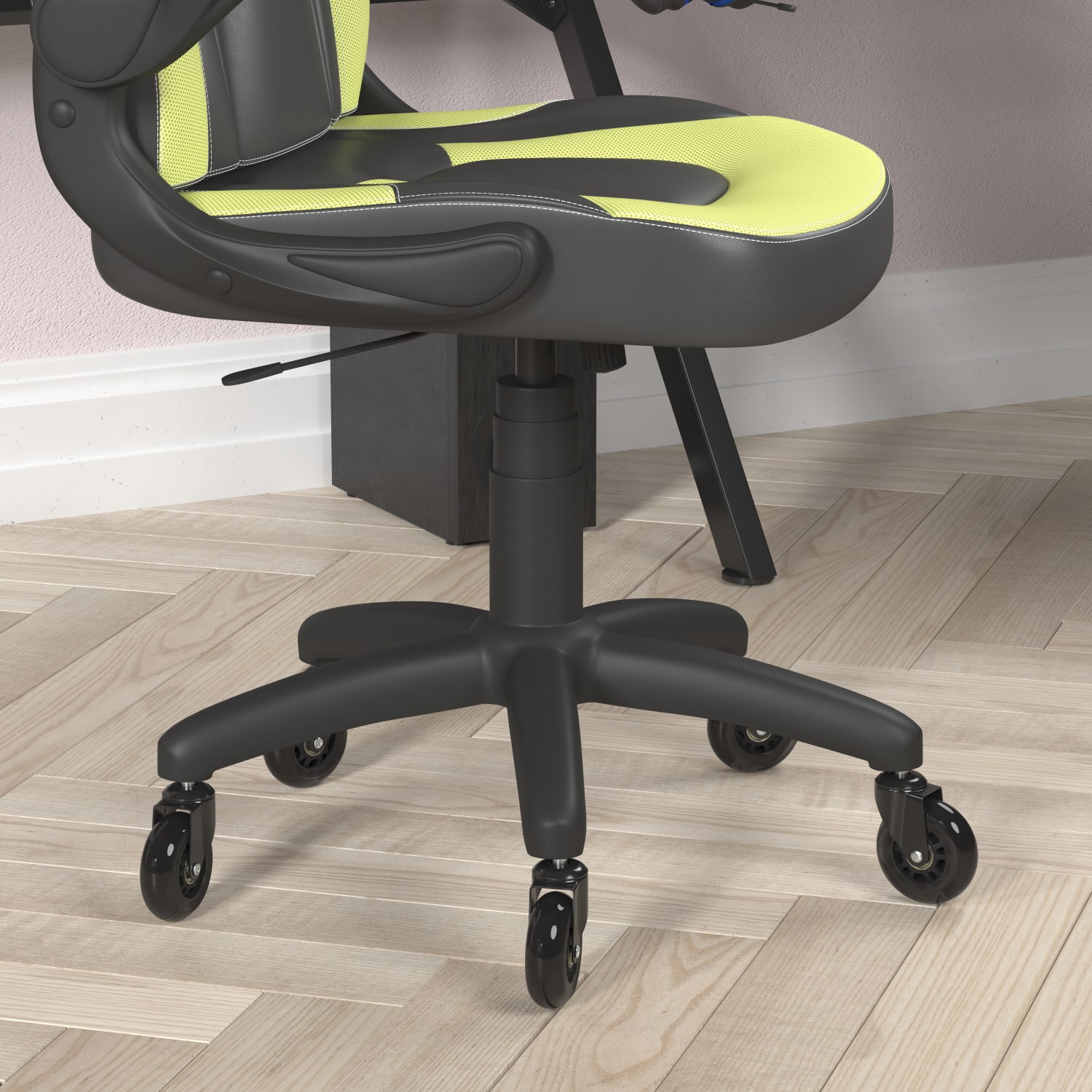 Flash Furniture X10 Racing Ergonomic Faux Leather Computer Gaming Chair, Neon Green - Image 8