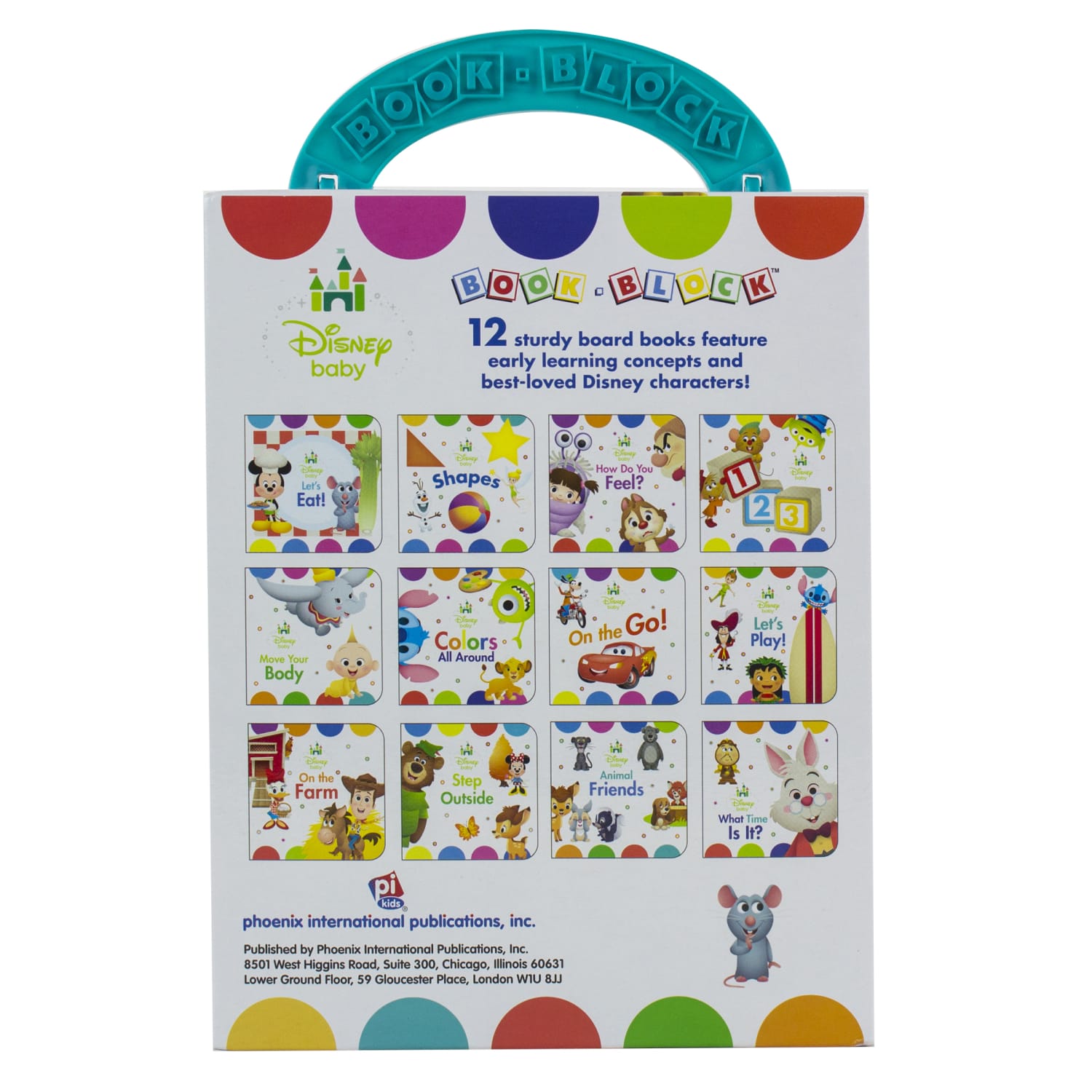 Phoenix International Kids My First Library Disney Baby Books, Set Of 12 Books - Image 4