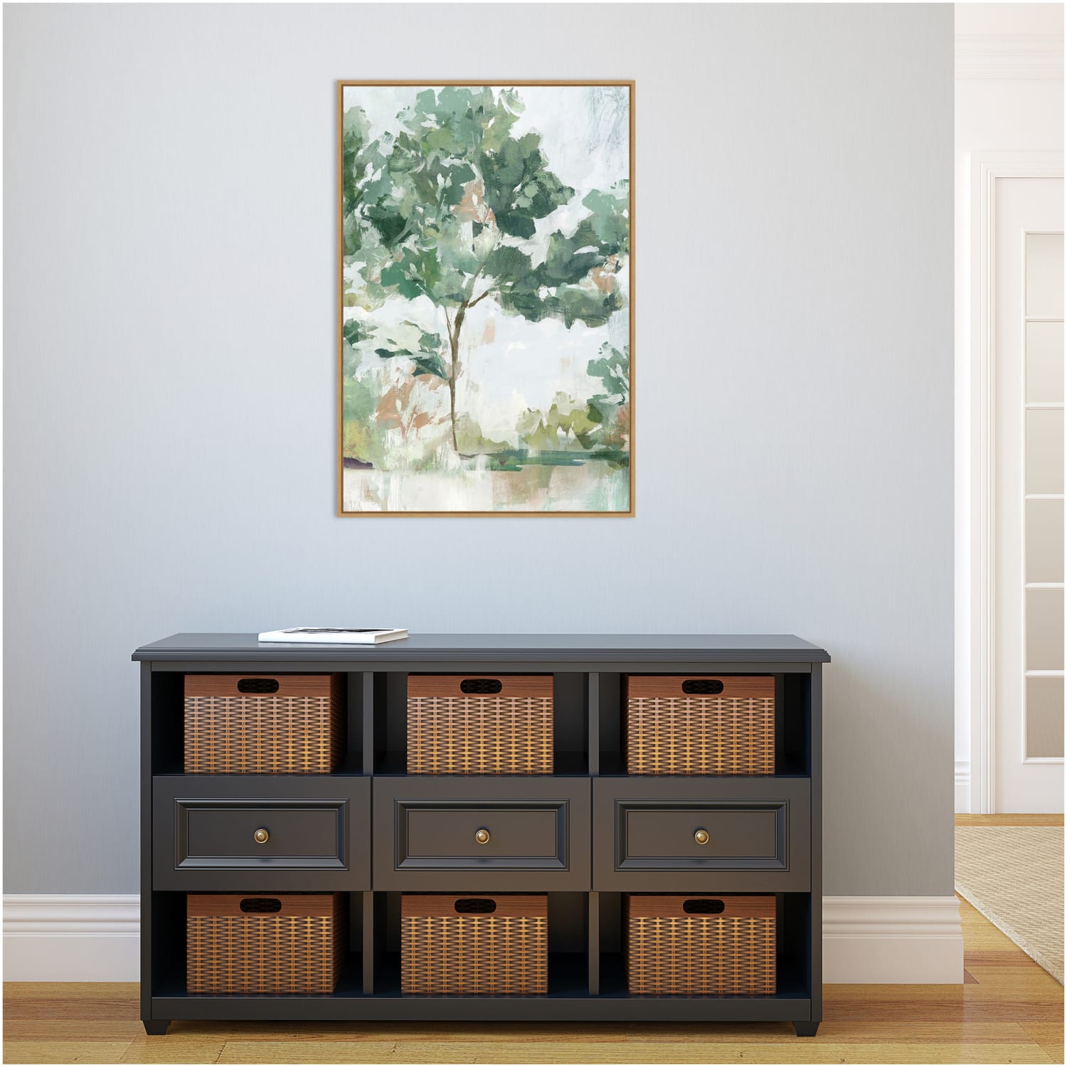 Amanti Art Forest Beauty I by Isabelle Z Framed Canvas Wall Art Print, 33inH x 23inW, Natural - Image 4