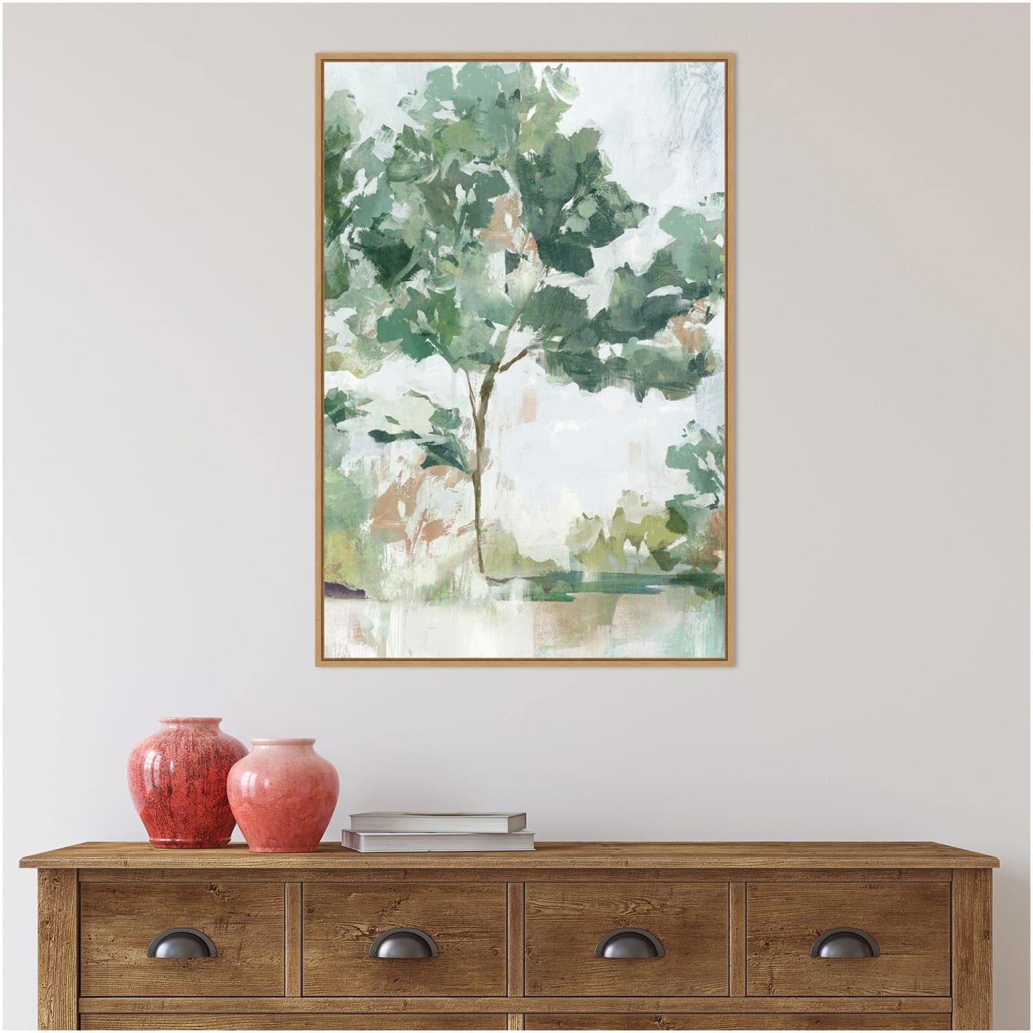 Amanti Art Forest Beauty I by Isabelle Z Framed Canvas Wall Art Print, 33inH x 23inW, Natural - Image 6