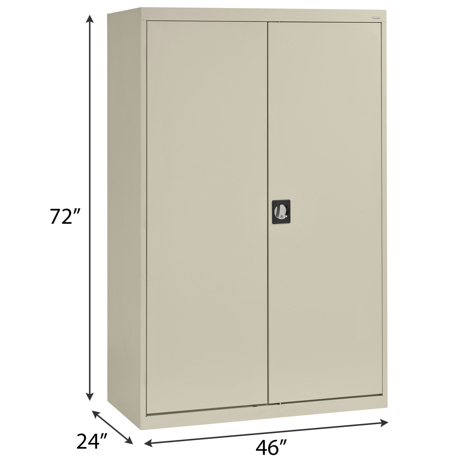 Sandusky Elite Series 46inW Heavy-Duty Assembled Combination Storage Cabinet, Putty - Image 4