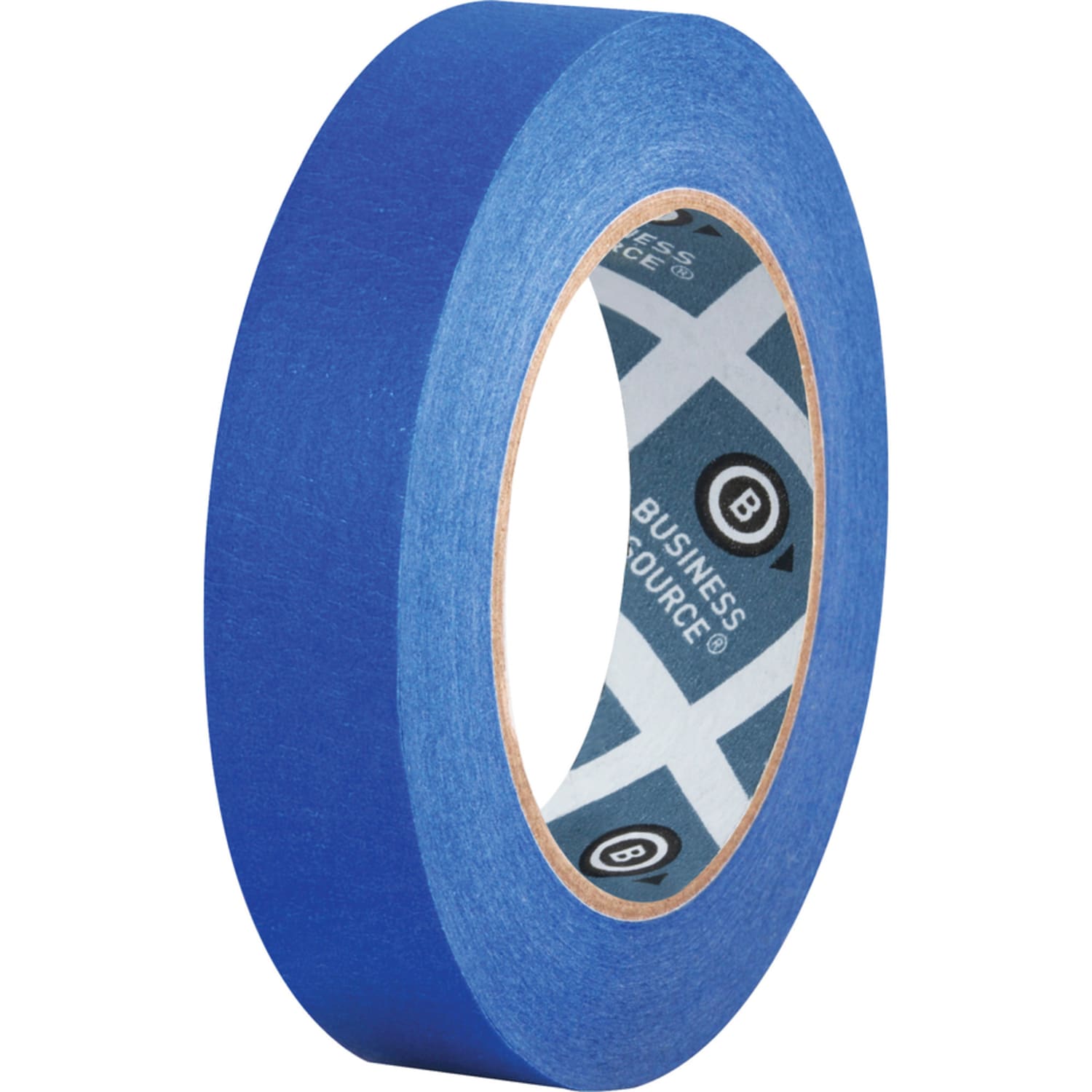 Business Source Multisurface Painters Tape - 60 yd Length x 1in Width x 5.5 mil Thickness - Blue - 2 / Pack - Image 6