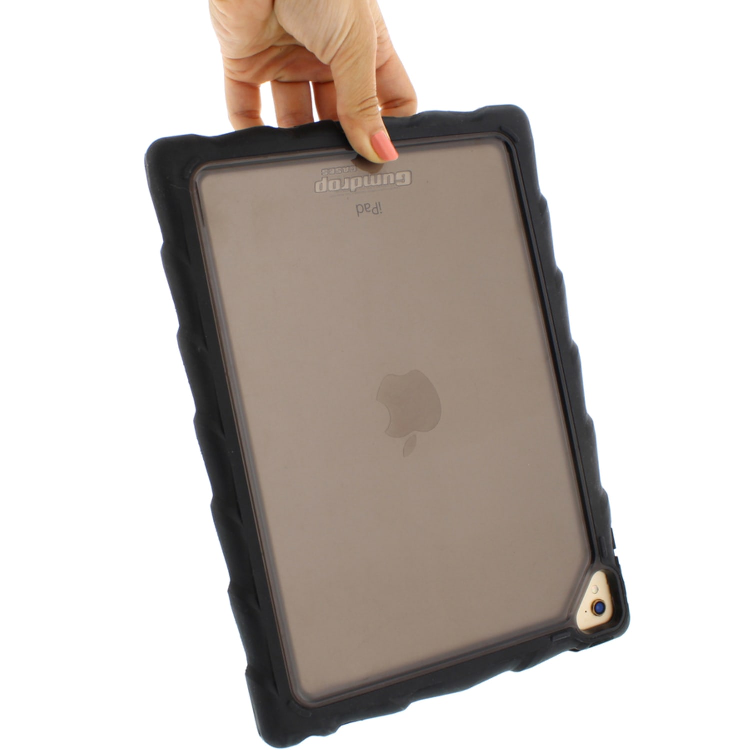 Gumdrop Drop Tech Case for iPad (2017) - Black, Smoke, Transparent - For Apple iPad (5th Generation) Tablet - Smoke - Image 3