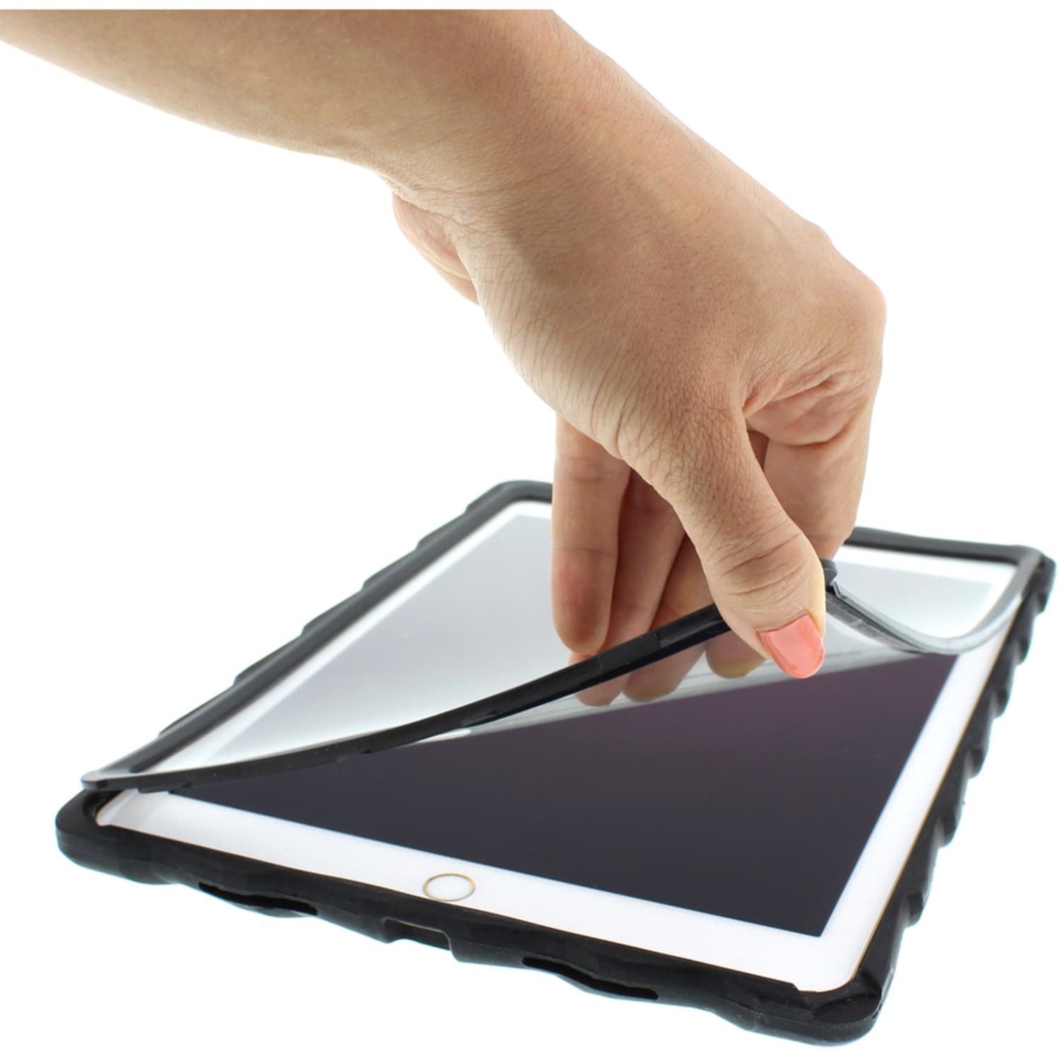 Gumdrop Drop Tech Case for iPad (2017) - Black, Smoke, Transparent - For Apple iPad (5th Generation) Tablet - Smoke - Image 5