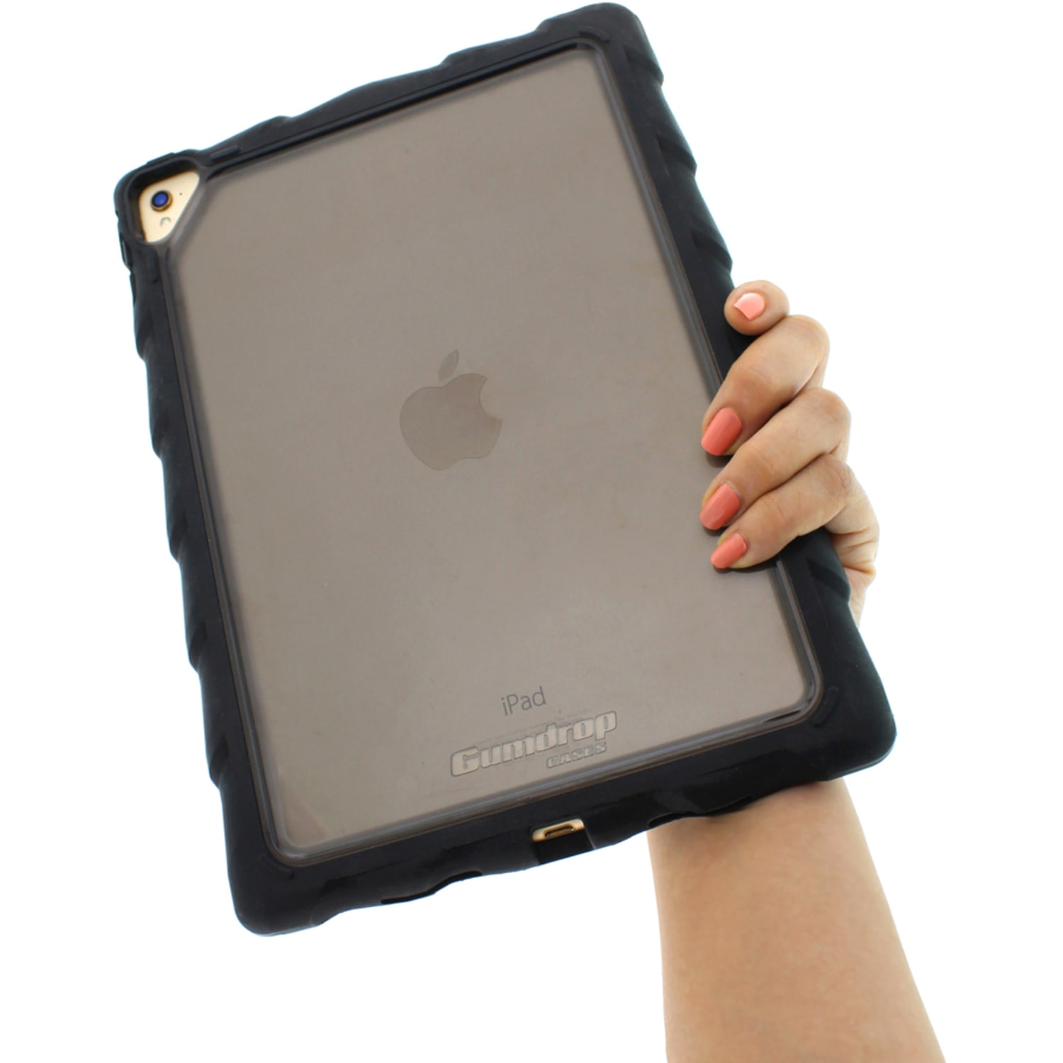 Gumdrop Drop Tech Case for iPad (2017) - Black, Smoke, Transparent - For Apple iPad (5th Generation) Tablet - Smoke - Image 6