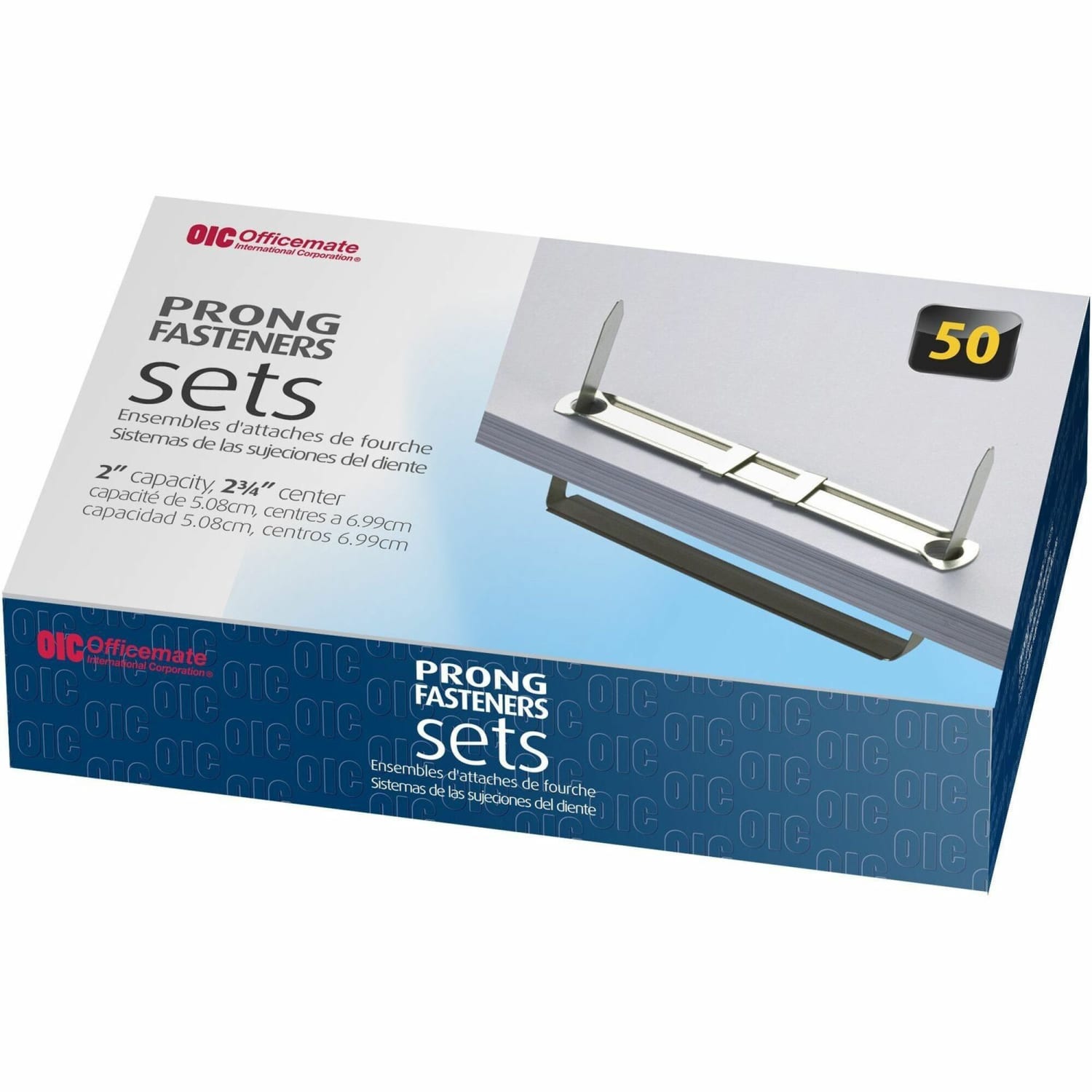 OIC Fasteners, Complete Sets, 2 3/4in CC, 2in Capacity, Box Of 50 - Image 3