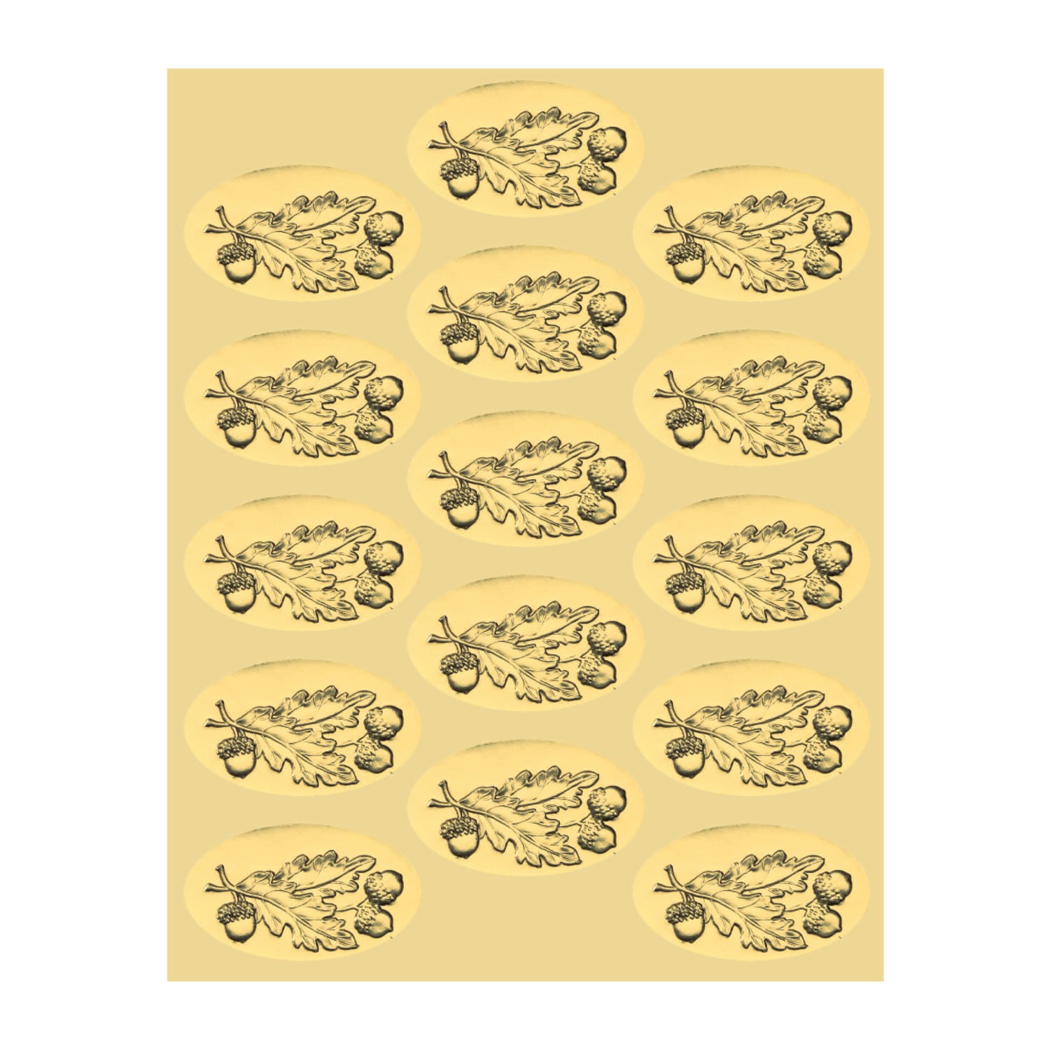 Great Papers! Holiday Foil Seals Variety Pack, 1in, Gold, Pack Of 60
