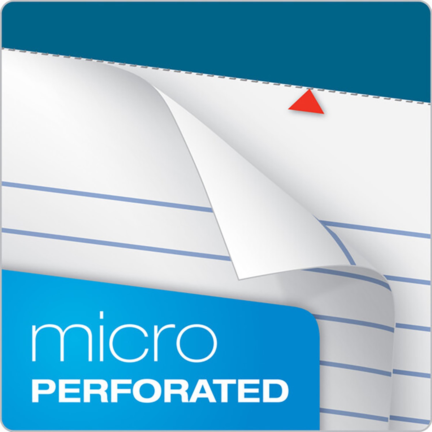 TOPS Docket Writing Pads, 8 1/2in x 11 3/4in, Legal Ruled, 50 Sheets Per Pad, White, Pack Of 12 Pads - Image 5