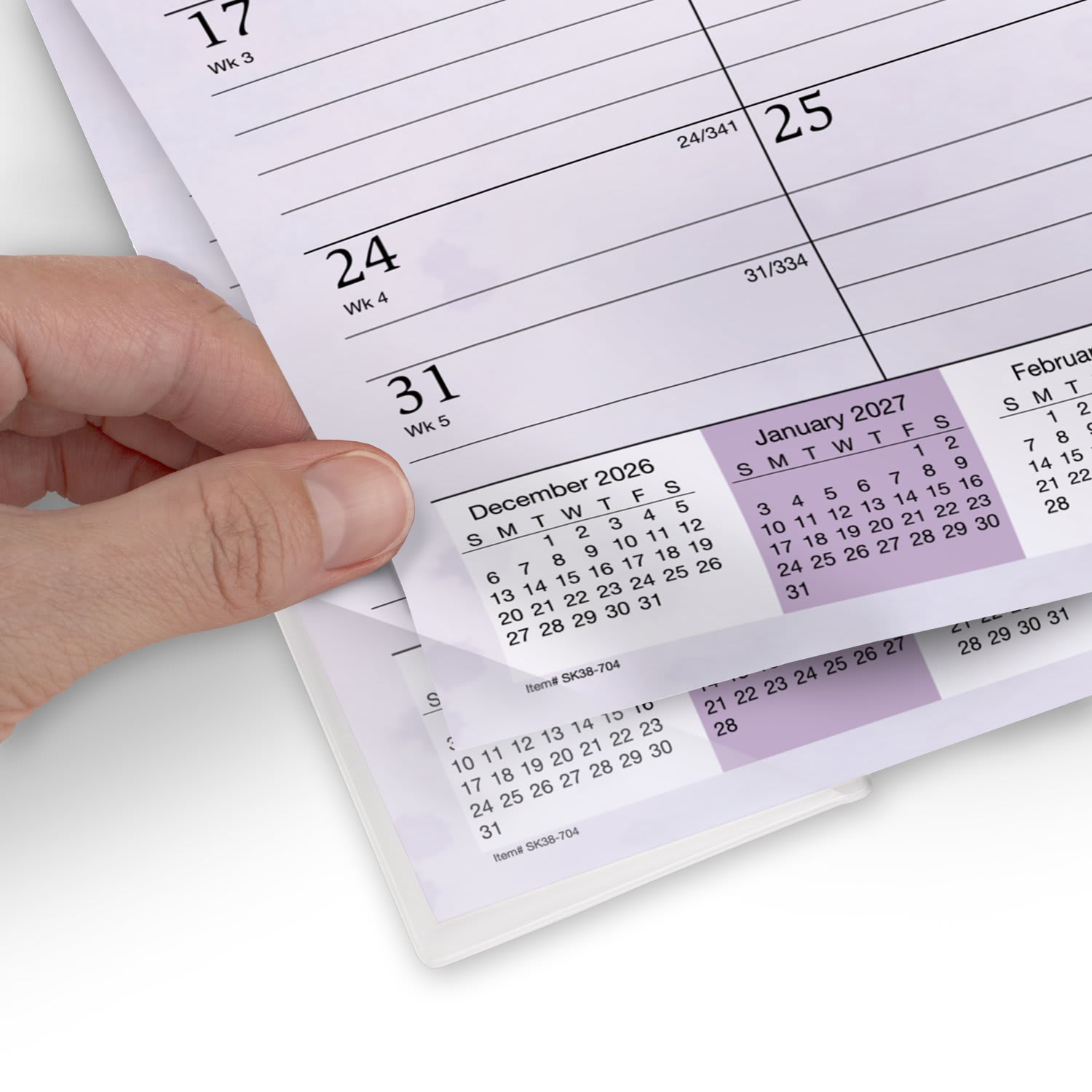 AT-A-GLANCE Beautiful Day 2027 Monthly Desk Pad Calendar, Standard, 21 3/4in x 17in - Image 5