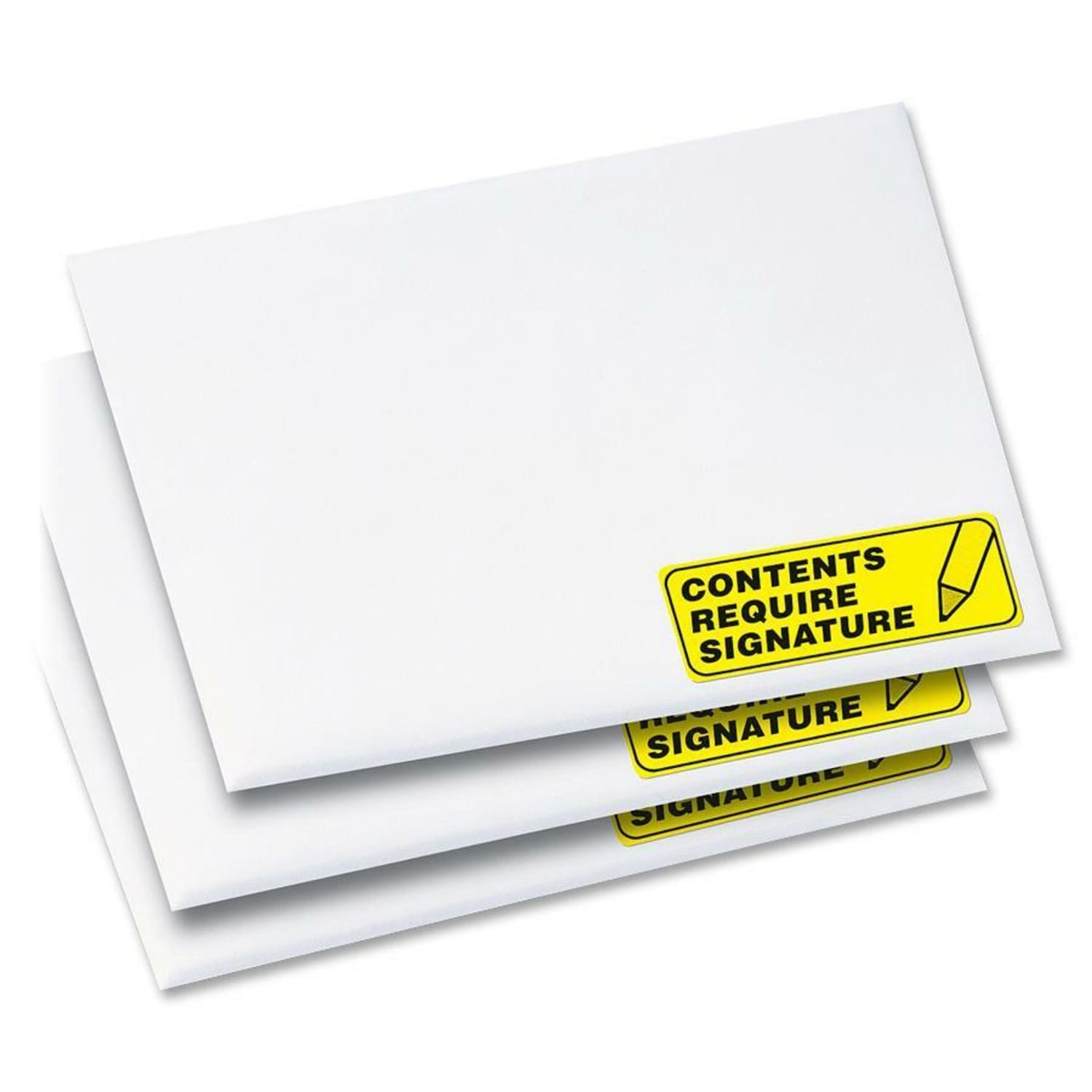 Avery High-Visibility Permanent Laser ID Labels, 5972, 1in x 2 5/8in, Yellow, Pack Of 750 - Image 4