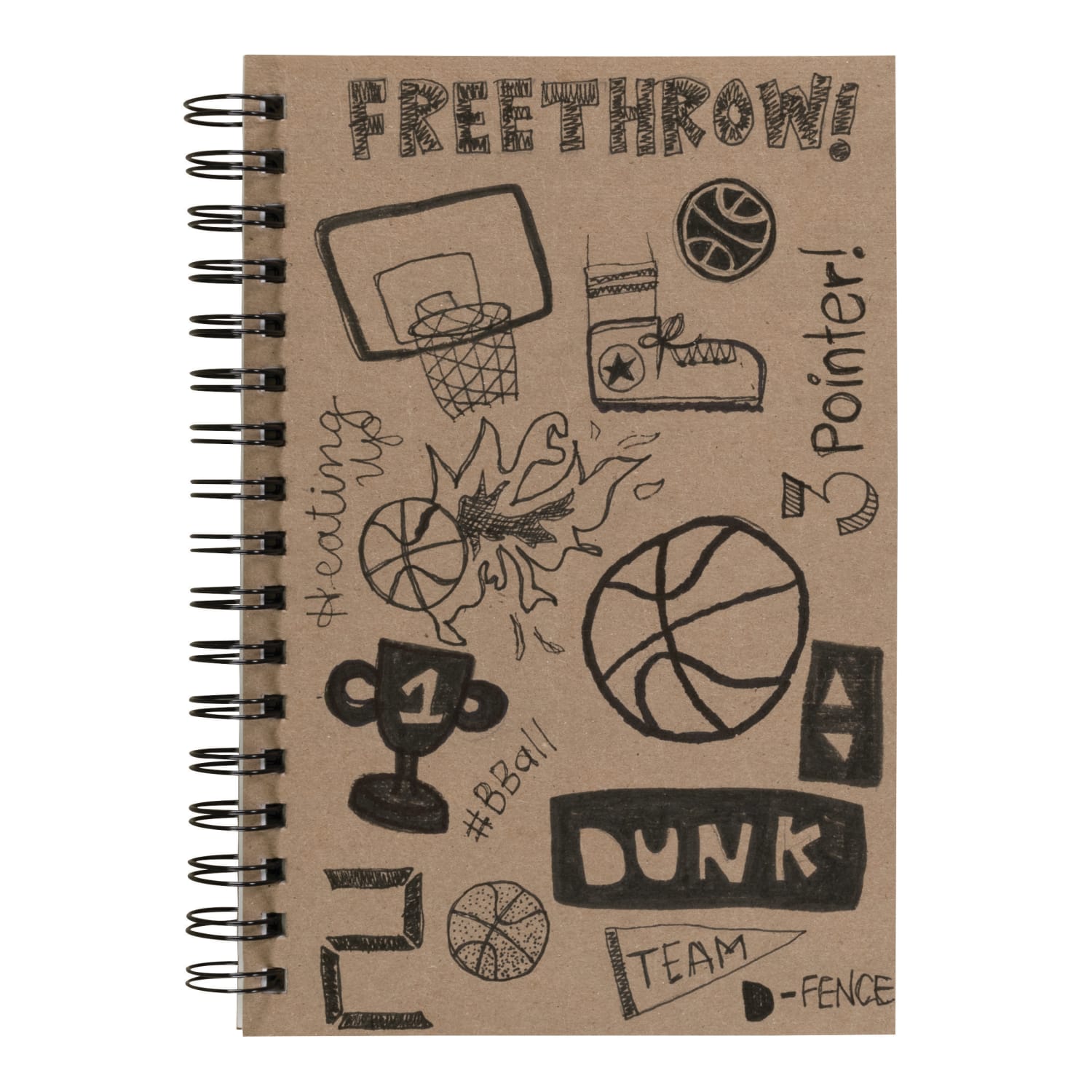 Pacon UCreate Create Your Own Cover Sketch Diaries, 9in x 6in, Natural, 50 Sheets, Pack Of 6 Diaries - Image 4