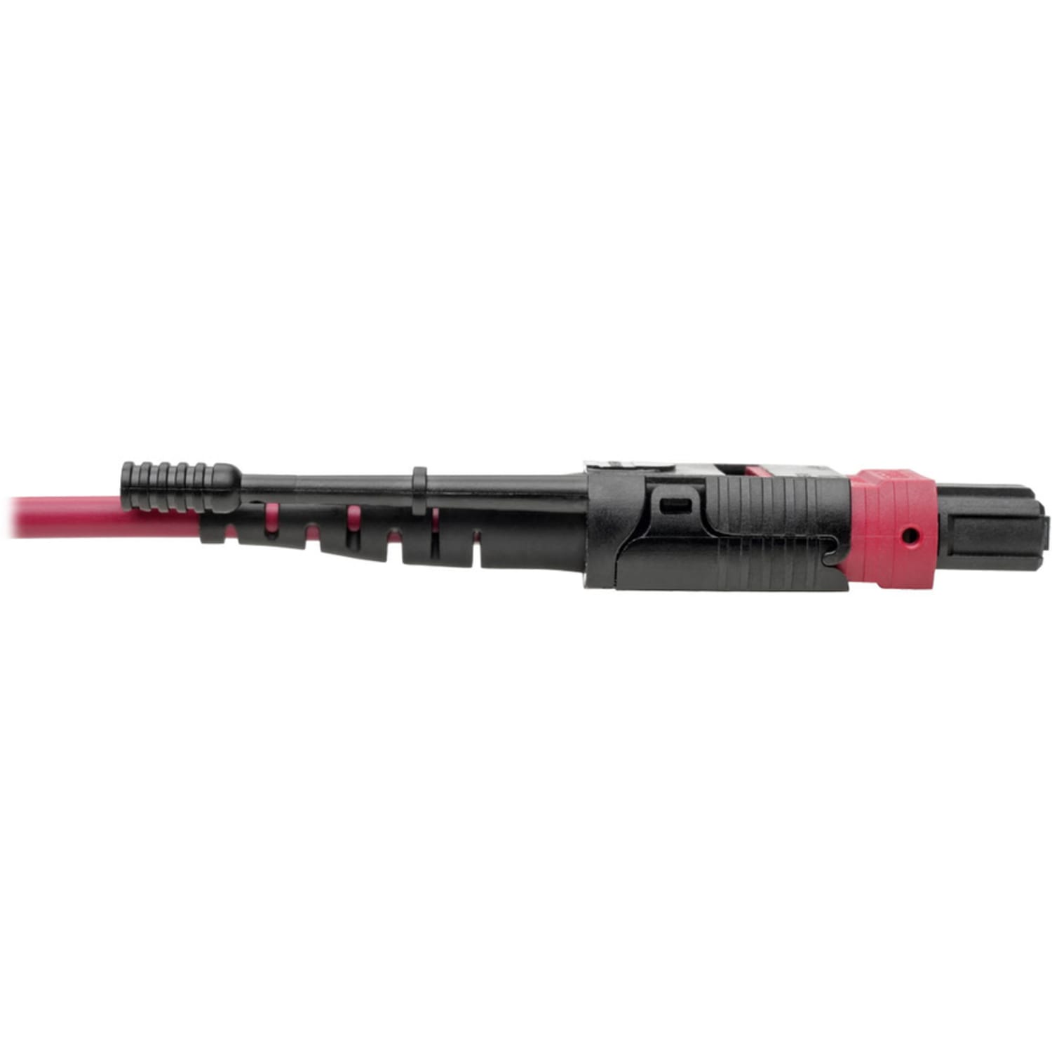 Eaton Tripp Lite Series 40G MTP/MPO to 4xLC Fan-Out OM4 Plenum-Rated Fiber Optic Cable, 40GBASE-SR4, Push/Pull Tabs, Magenta, 1 m - Fiber Optic - Image 3
