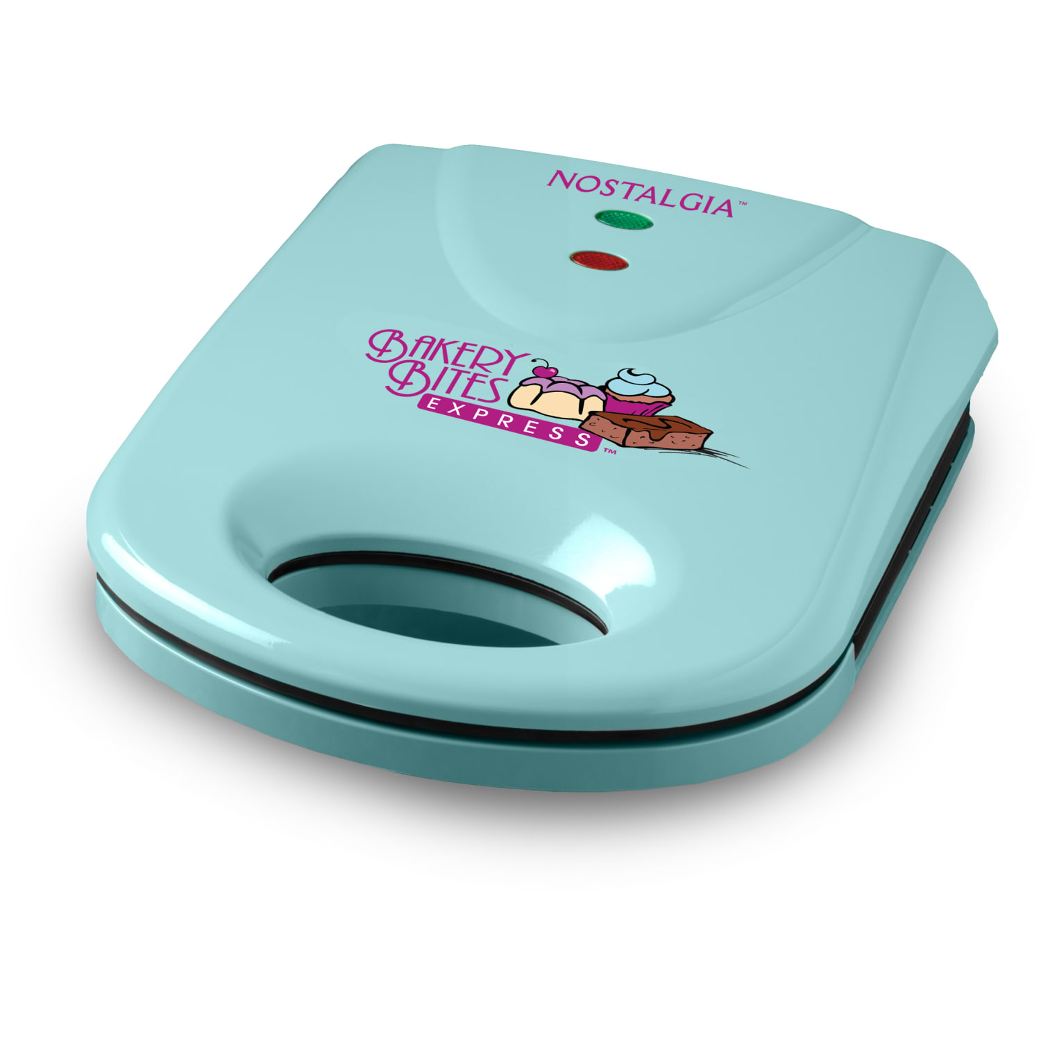 Nostalgia Electrics NBBE4BL 4-in-1 Bakery Bites Dessert Maker, 6-3/4in x 12-1/16in, Blue - Image 5