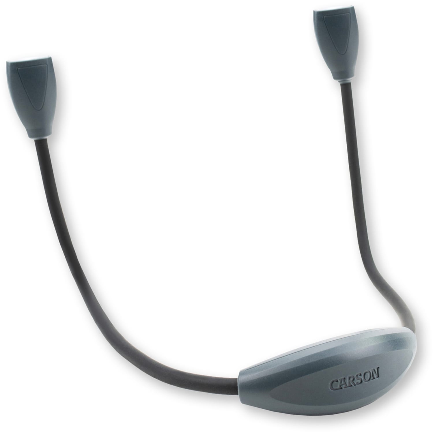 Carson 70-Lumen Adjustable 2 COB LED Neck Light, 11-3/4inx 1-15/16in, Gray - Image 3