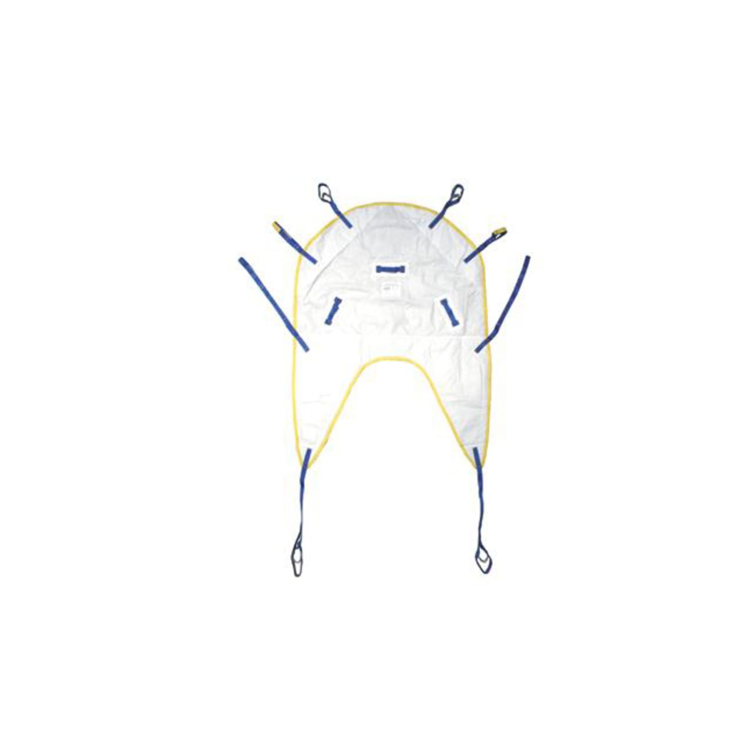 Medline Disposable U-Shaped Patient Slings, Medium, White, Pack Of 10