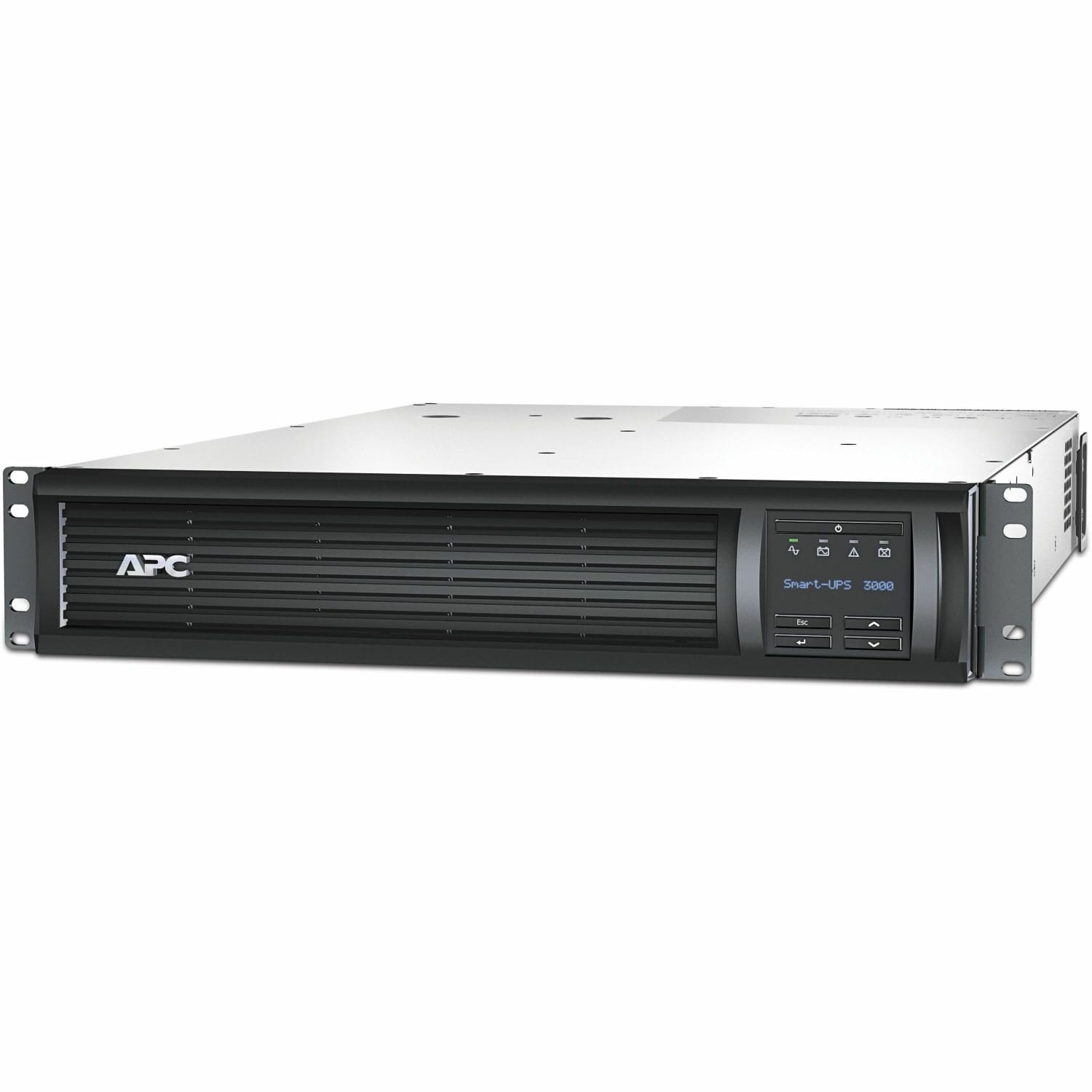 APC by Schneider Electric Smart-UPS 3000VA LCD RM 2U 120V with Network Card - 2U Tower - 3 Hour Recharge - SMT3000RM2UNC