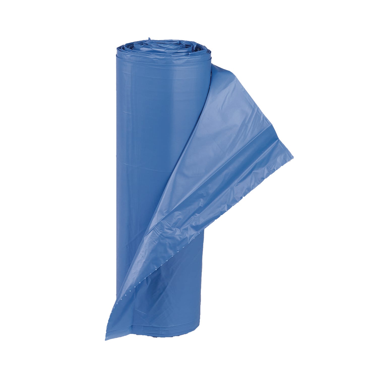 Inteplast GrouP High-Density Commercial Can Liners, 60 gal, 18 mic, 40in x 48in, Blue, 200/Carton - Image 3
