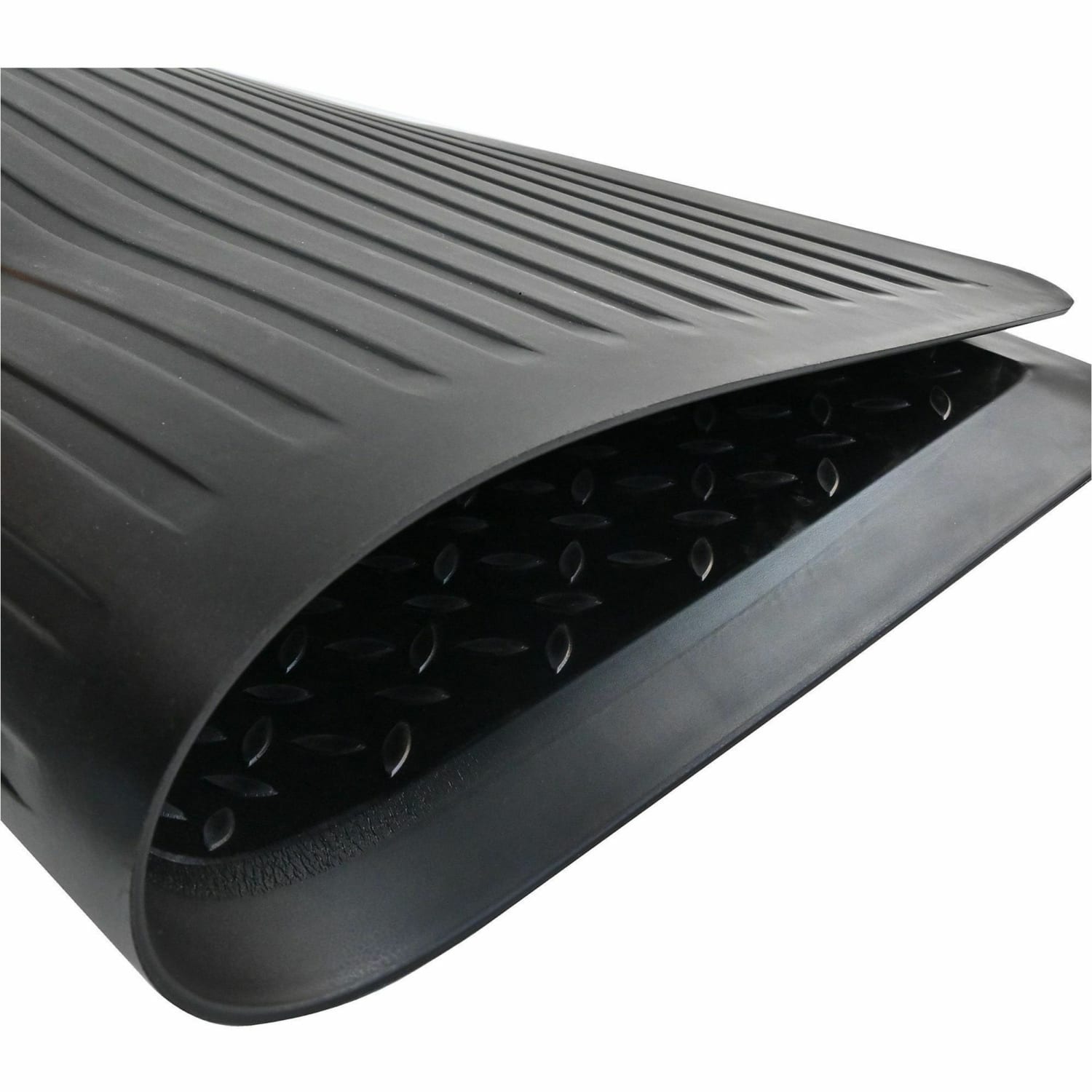 Lorell Workstation Mat - Workstation - 36in Length x 24in Width - Polyurethane Foam - Black - 1 Each - Image 3