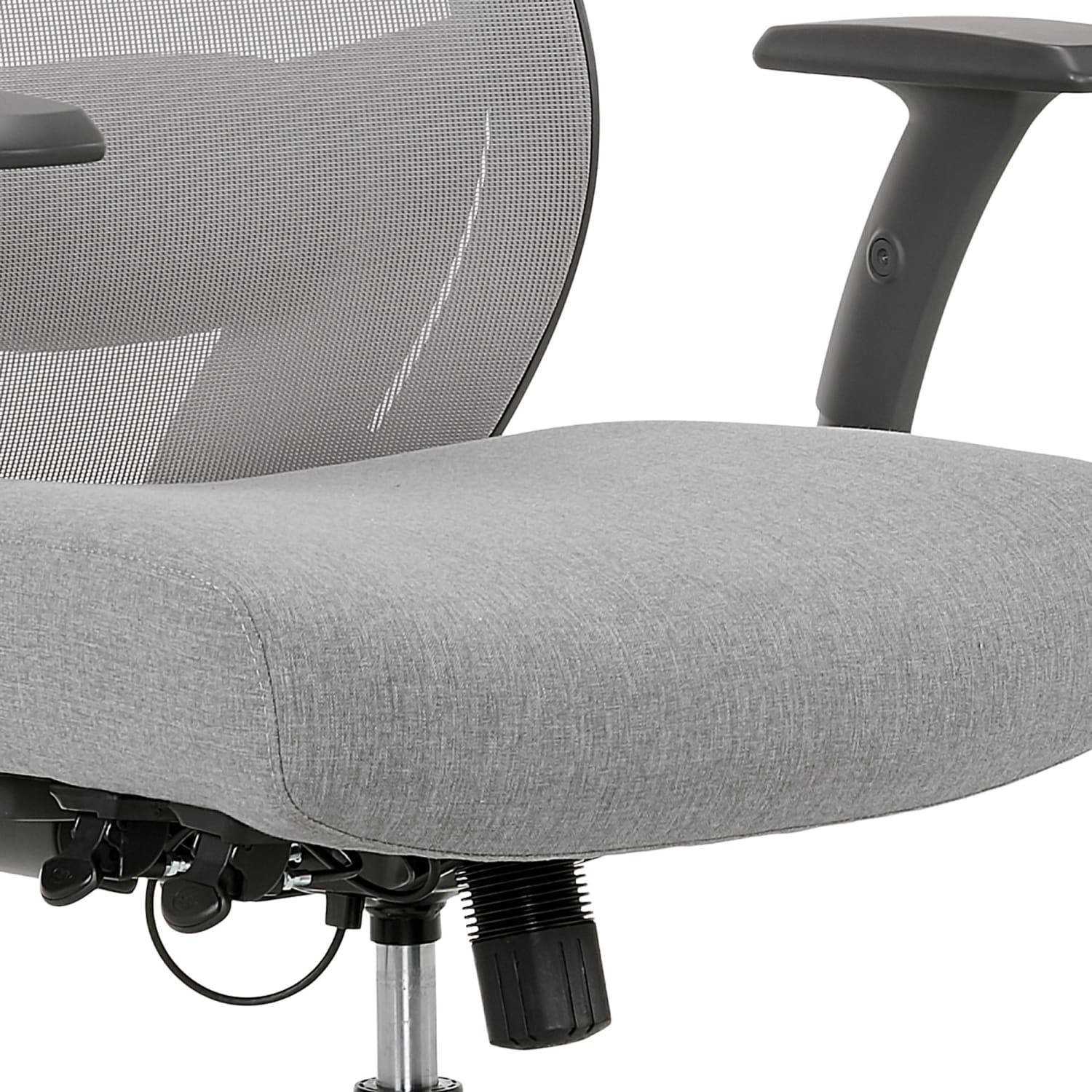 Serta SitTrue Rayne Ergonomic Mesh/Fabric Mid-Back Task Office Chair, Gray - Image 10