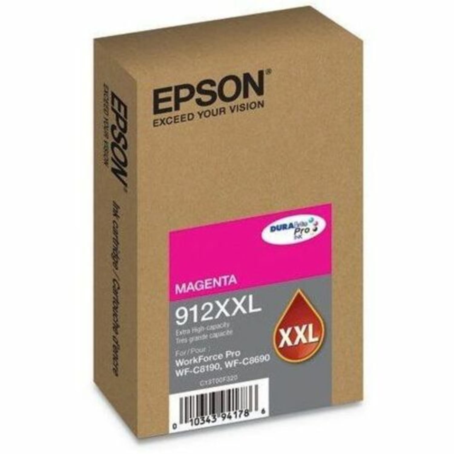 Epson DURABrite Pro 912XXL Original Extra High Yield Inkjet Ink Cartridge - Magenta Pack - 8000 Pages - Image 3