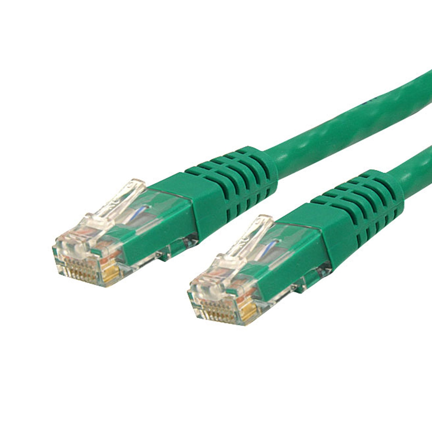 StarTech.com 2ft CAT6 Ethernet Cable - Green Molded Gigabit - 100W PoE UTP 650MHz - Category 6 Patch Cord UL Certified Wiring/TIA - C6PATCH2GN