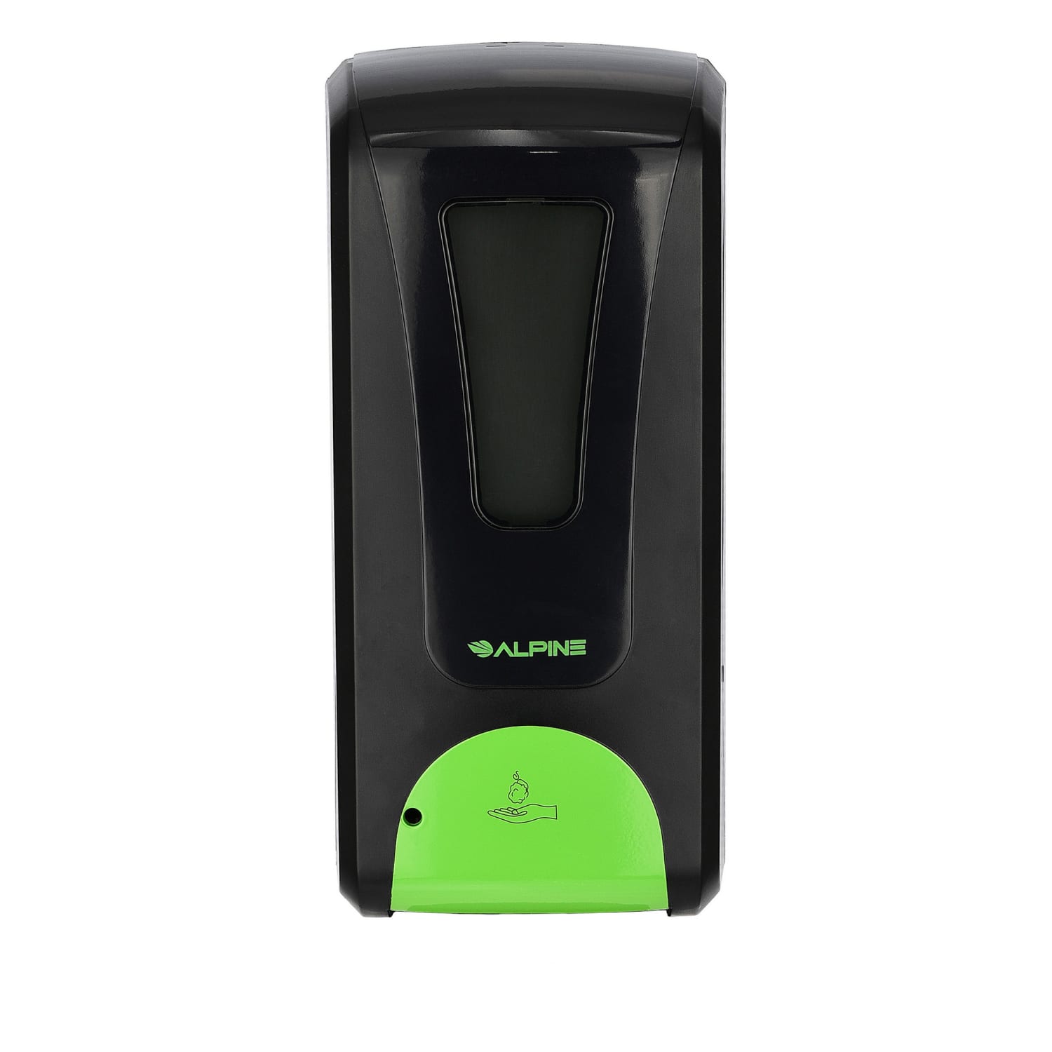 Alpine Industries 1200 mL Wall Mount Automatic Foam Hand Sanitizer Dispensers, Black, Pack Of 2 Dispensers - Image 6