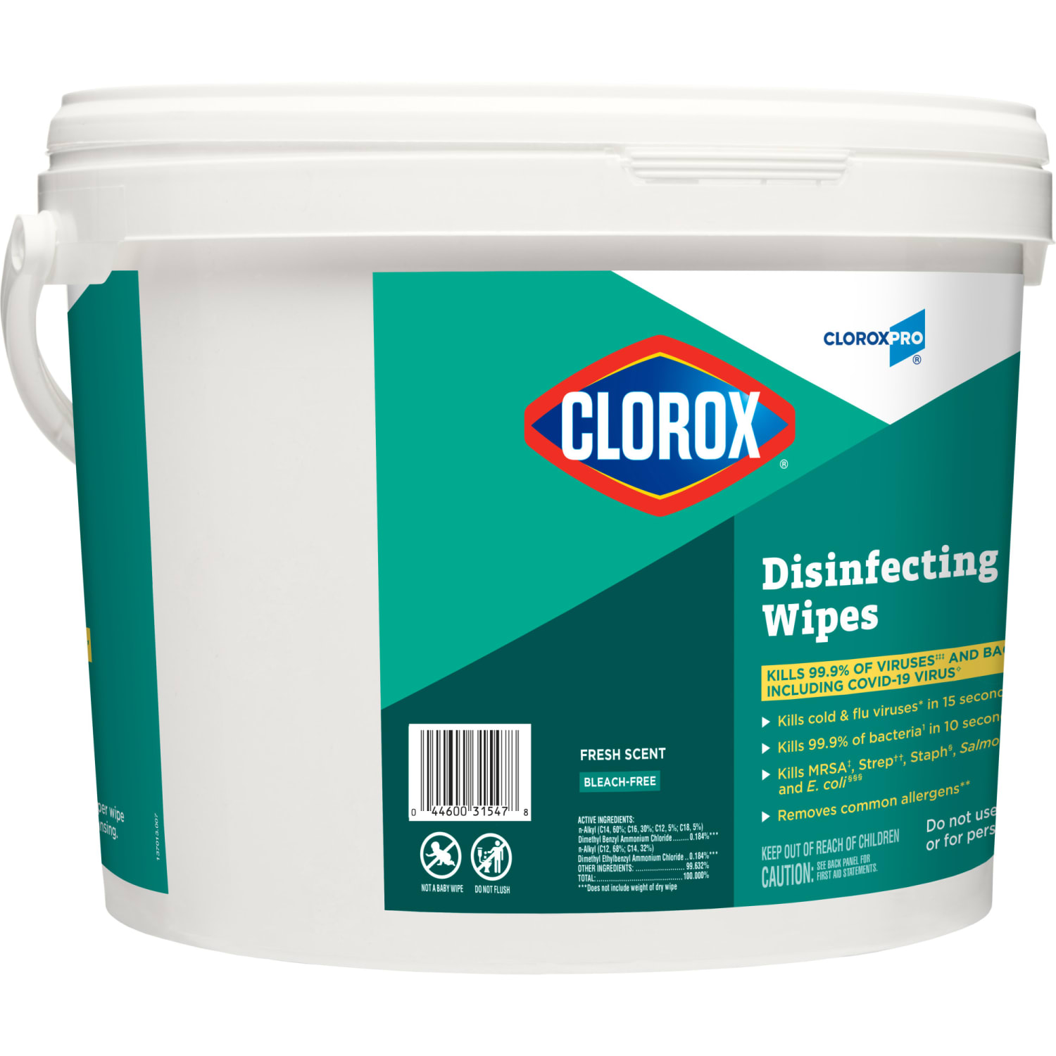 CloroxPro Clorox Disinfecting Wipes, Fresh Scent, Pack Of 700 Wipes - Image 3