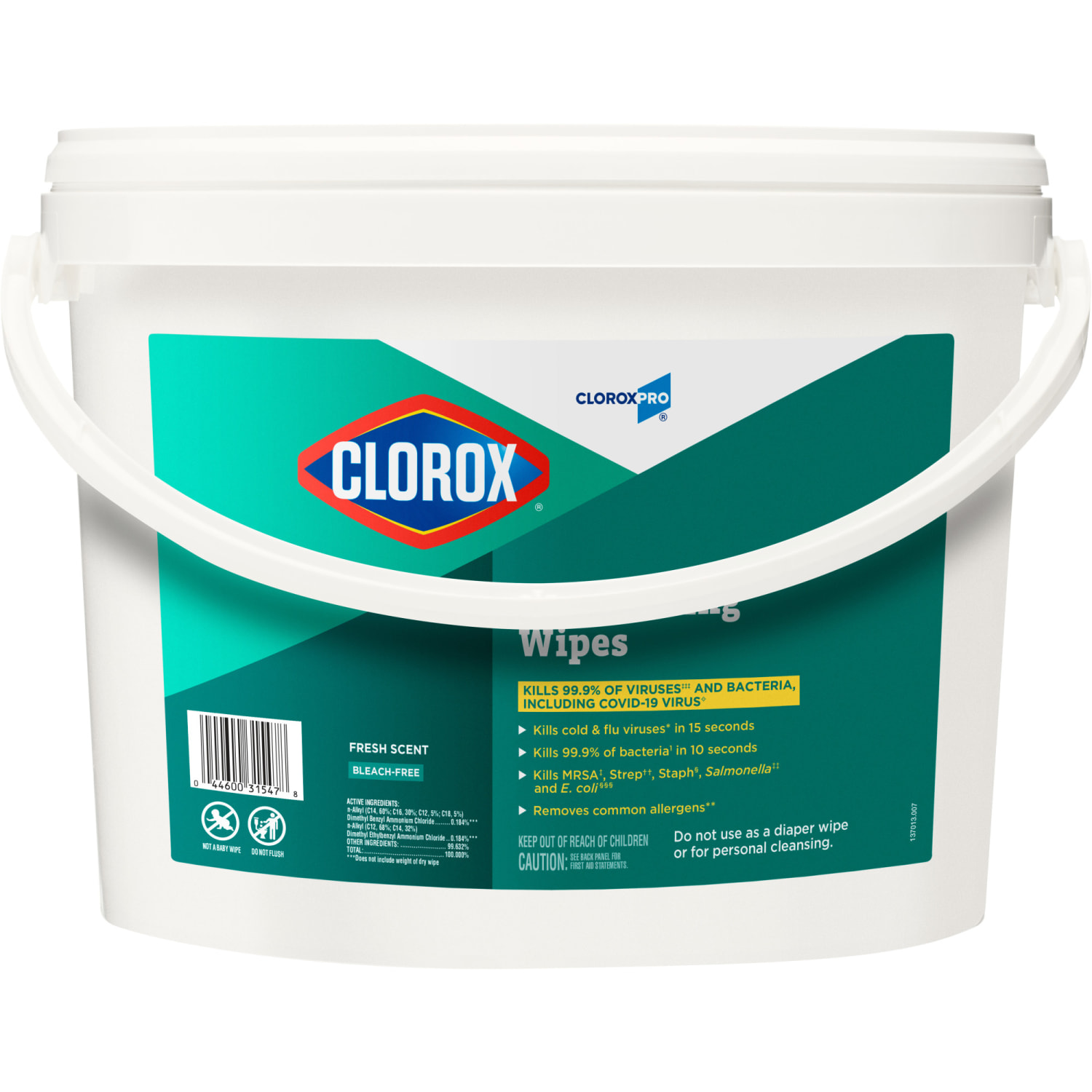 CloroxPro Clorox Disinfecting Wipes, Fresh Scent, Pack Of 700 Wipes - Image 4