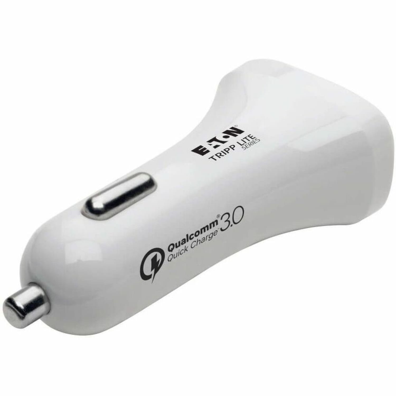 Eaton Tripp Lite Series Dual-Port USB Car Charger for Tablets and Cell Phones with Qualcomm Quick Charge 3.0 Technology - Car power adapter - 30 Watt - 3 A - QC 3.0 - 2 output connectors (USB) - white - Image 3