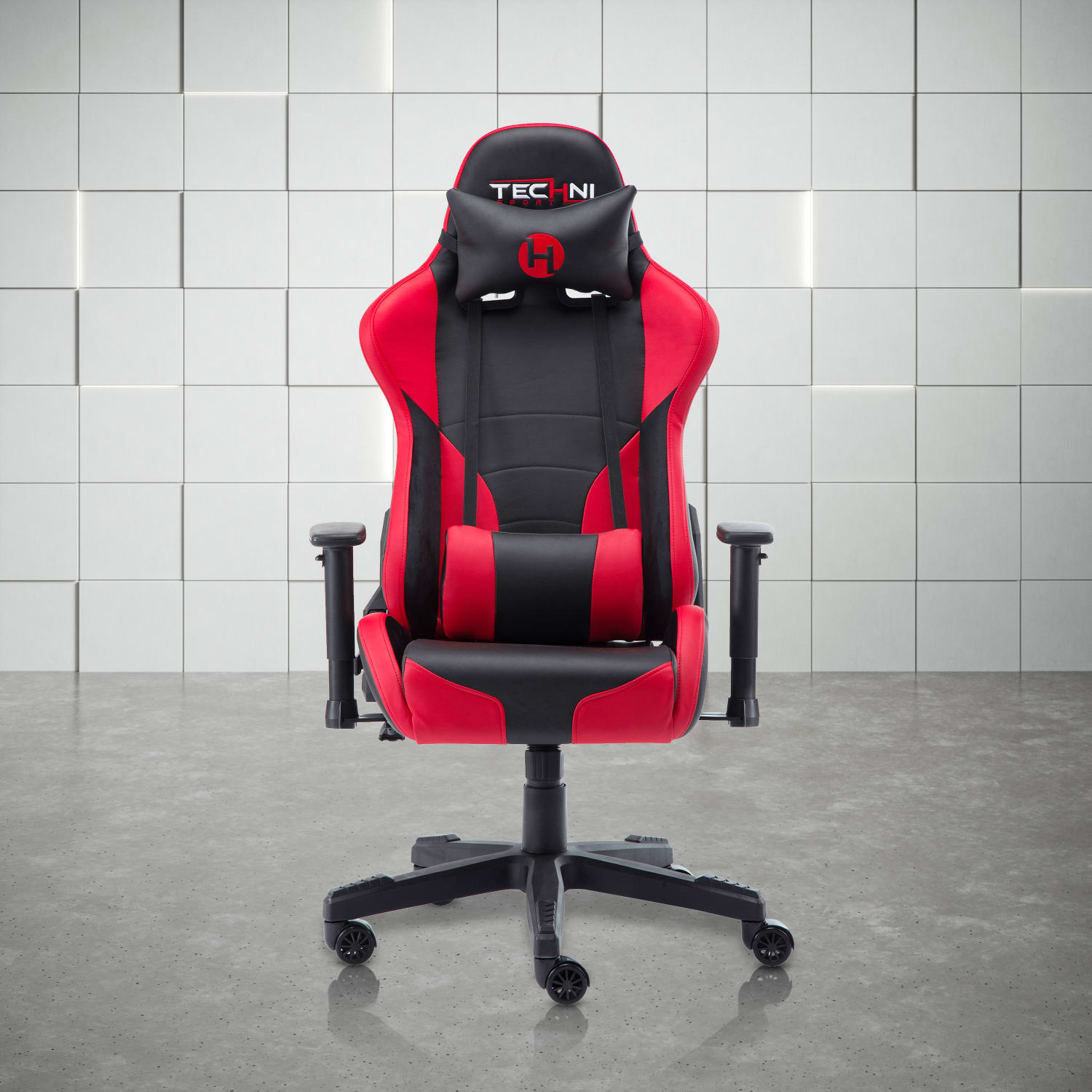 Techni Sport RTA-TS90-RED Ergonomic Faux Leather Computer Gaming Chair - Image 3