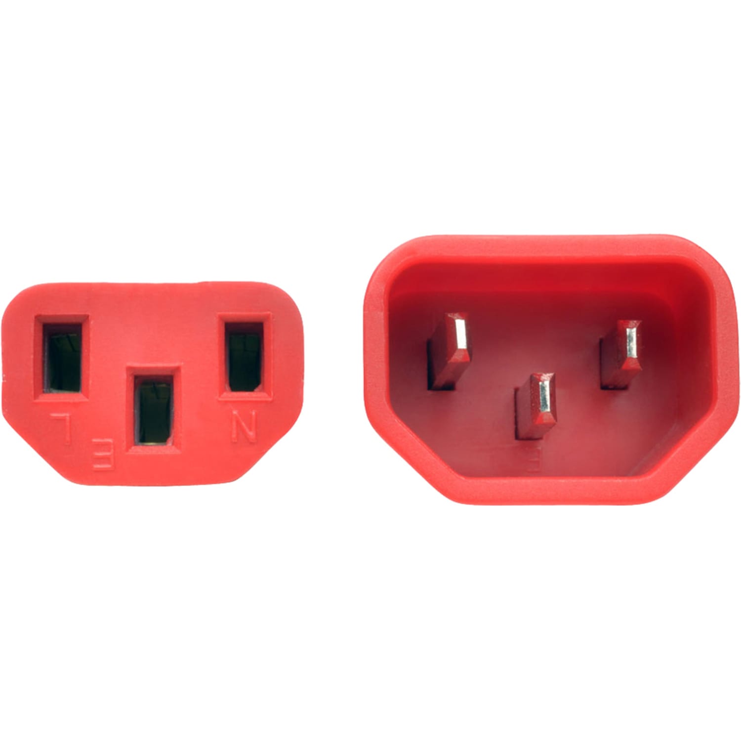 Eaton Tripp Lite Series PDU Power Cord, C13 to C14 - 10A, 250V, 18 AWG, 6 ft. (1.83 m), Red - Power extension cable - P004006ARD - Image 4