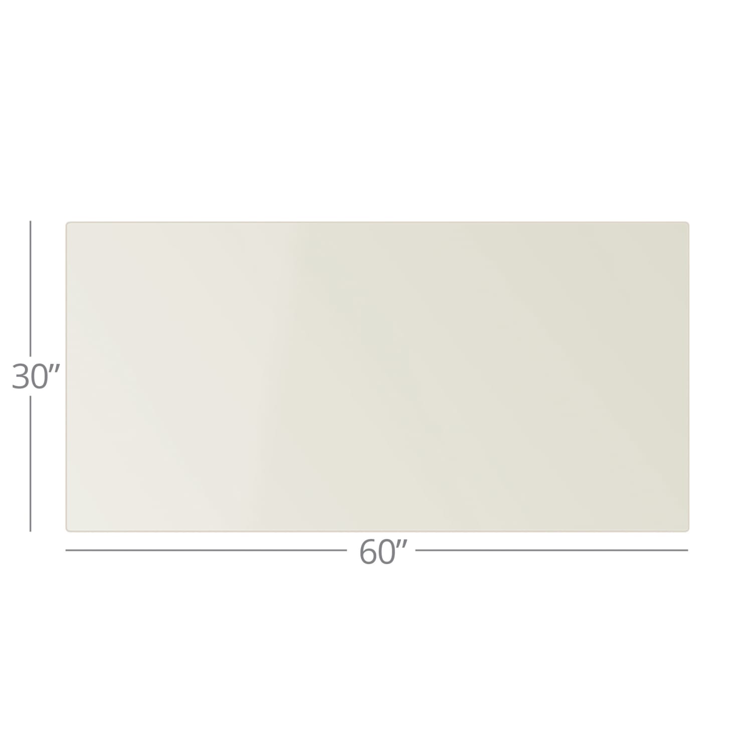 WorkPro Flex Collection Rectangle Table Top, Gray - Image 3