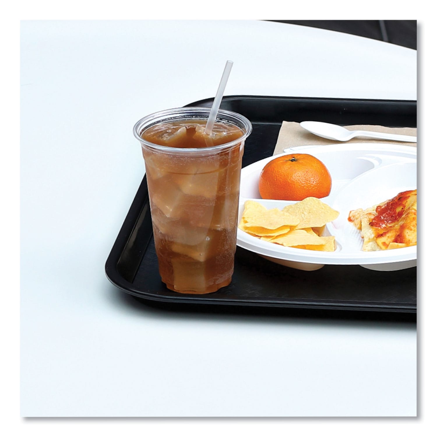 Boardwalk Jumbo Straws, 7-3/4in, Plastic, Translucent, Unwrapped, Pack Of 250 Straws, Carton Of 50 Packs - Image 6
