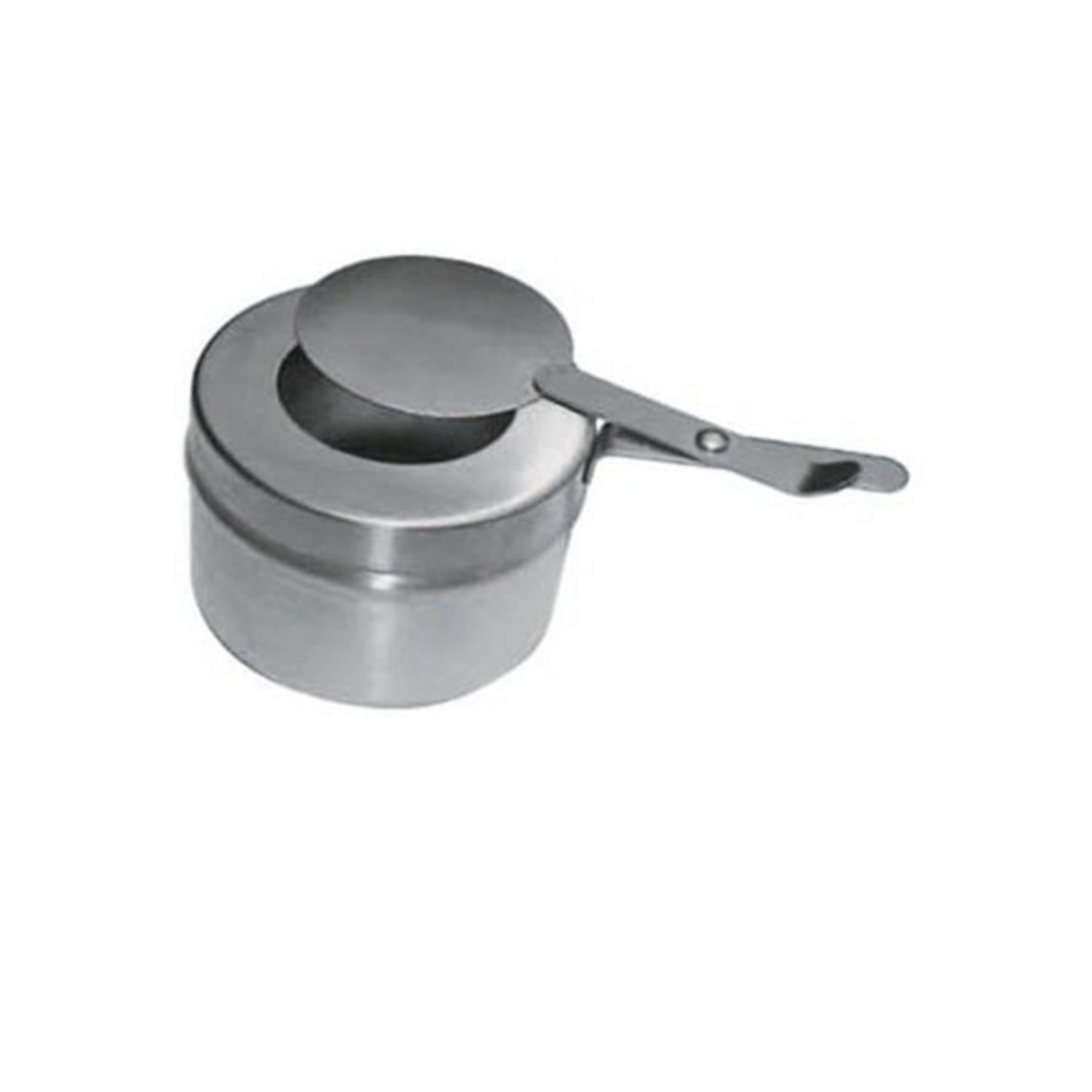 Winco Chafer Fuel Holder With Cover, 3in x 3in, Silver - Image 3