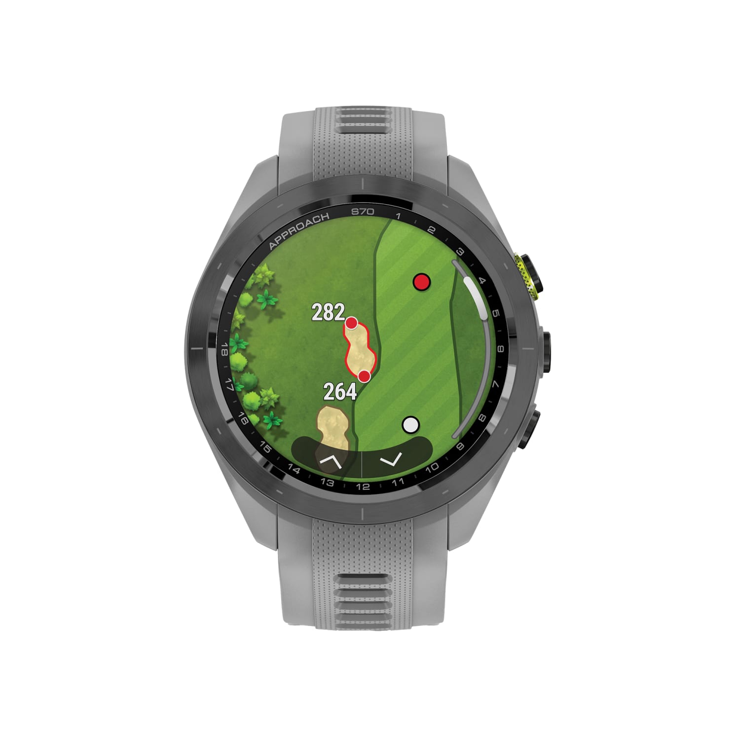 Garmin Approach S70 Golf Smartwatch With 42 mm Case And Ceramic Bezel, Gray/Black - Image 5