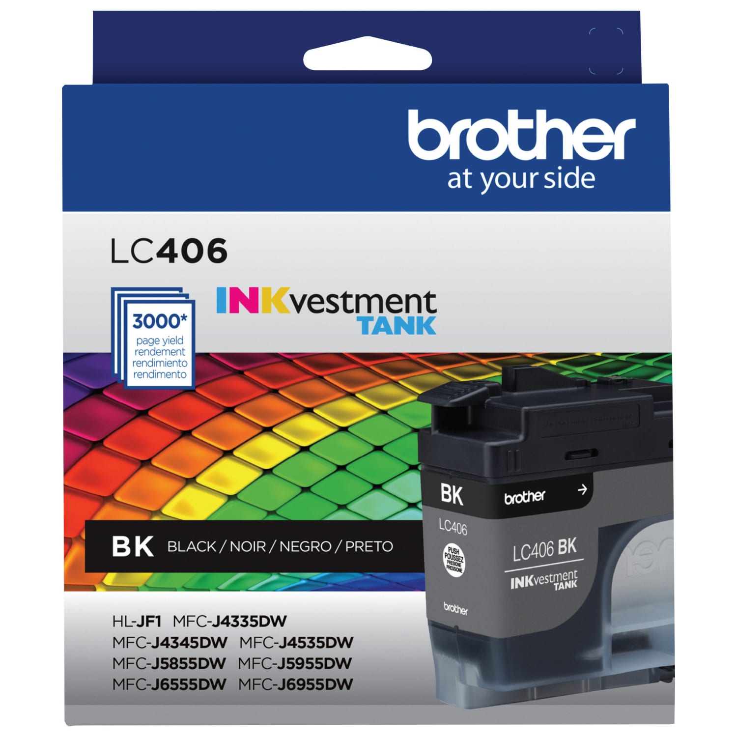 Brother LC406BK INKvestment Black Ink Tank - Image 3
